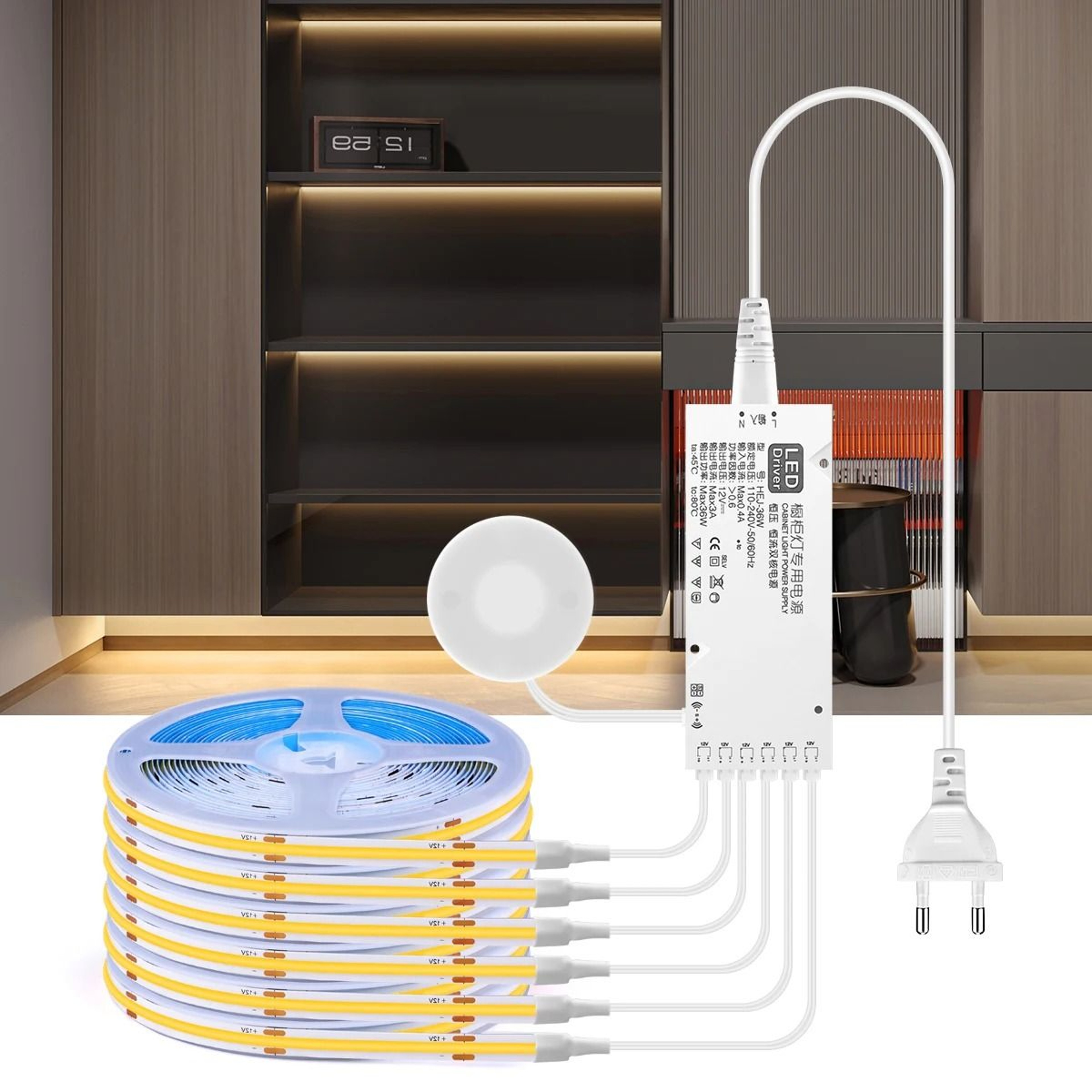 HiddenTouch COB Cabinet Light 0