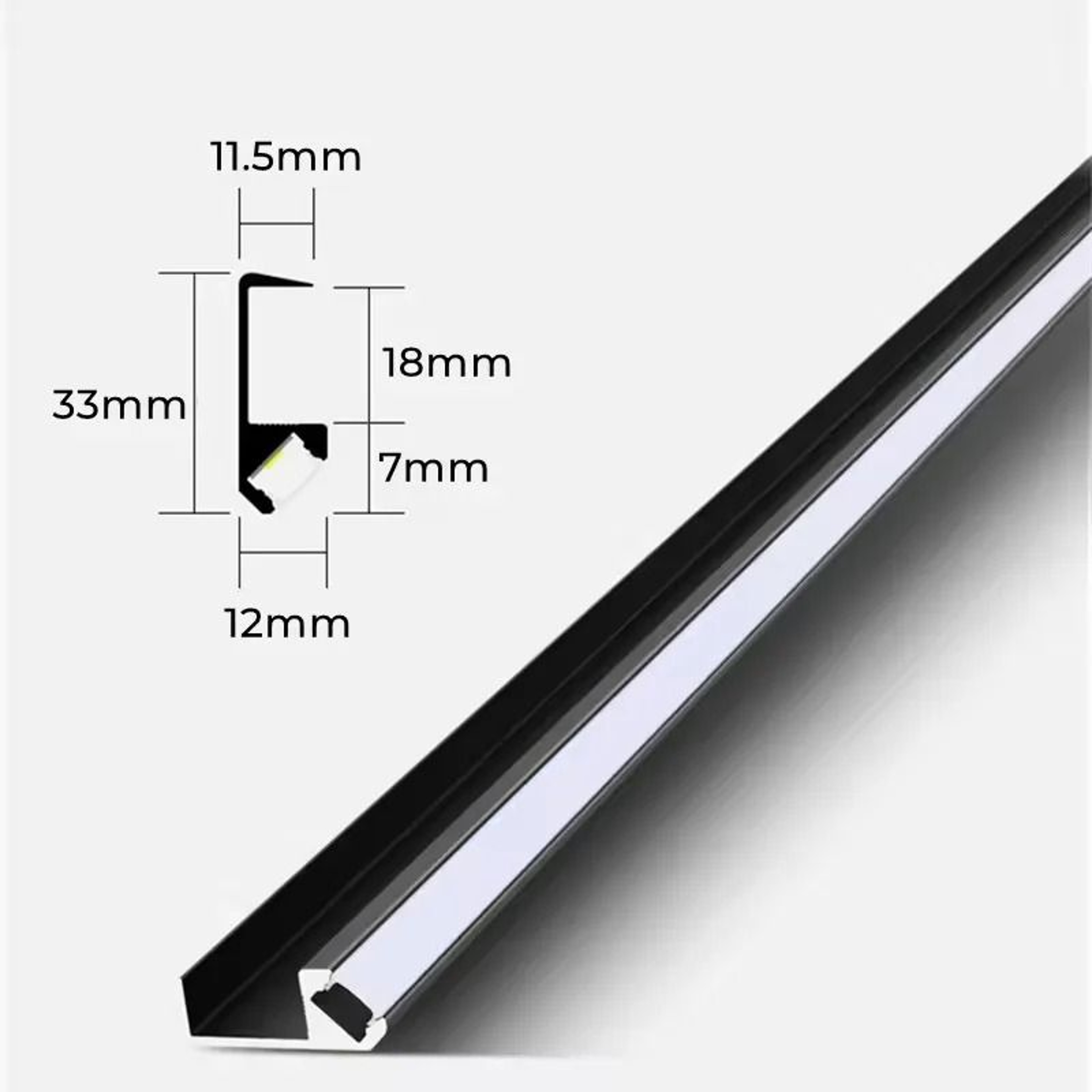 AngleGlow Recessed Shelf Light 6