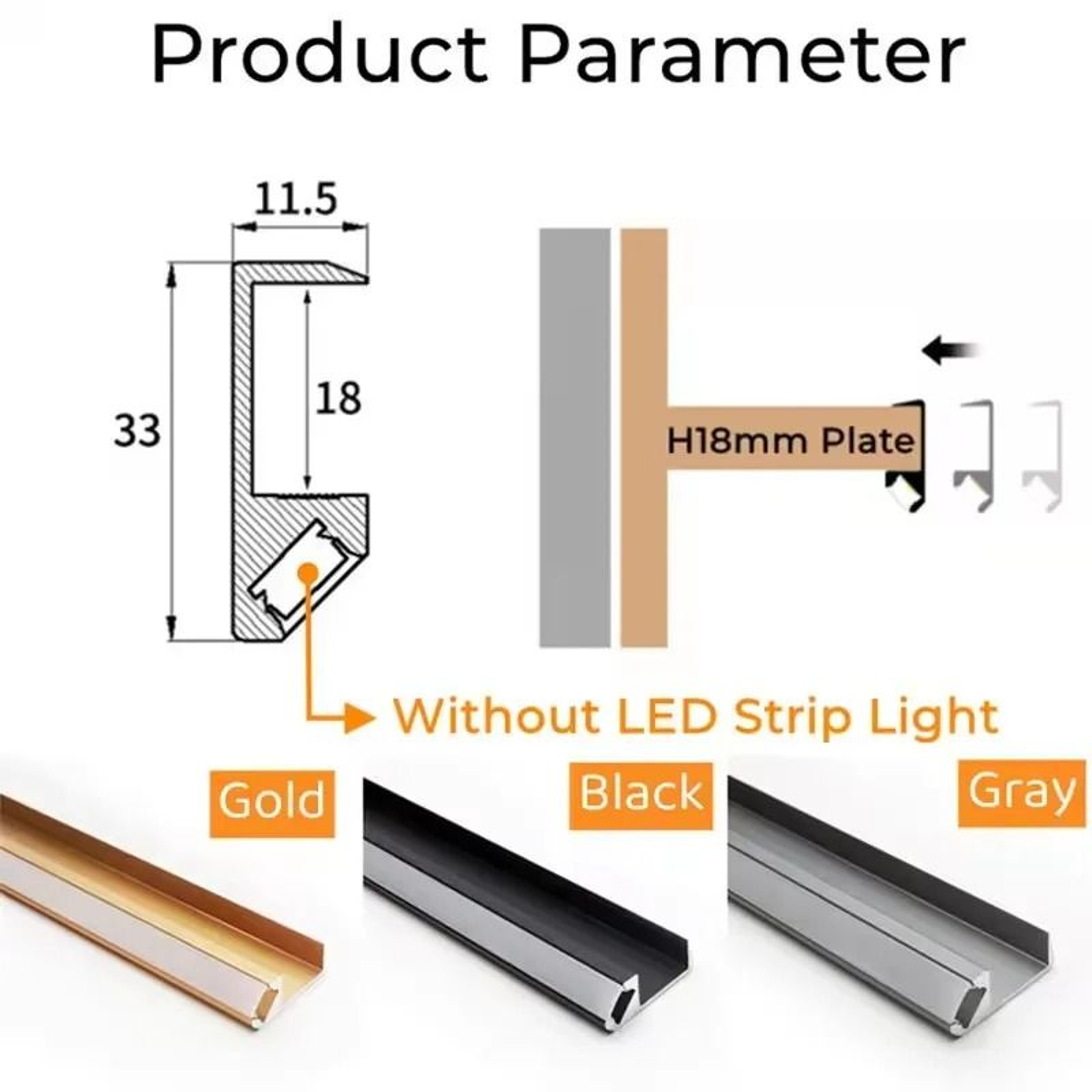 AngleGlow Recessed Shelf Light 2