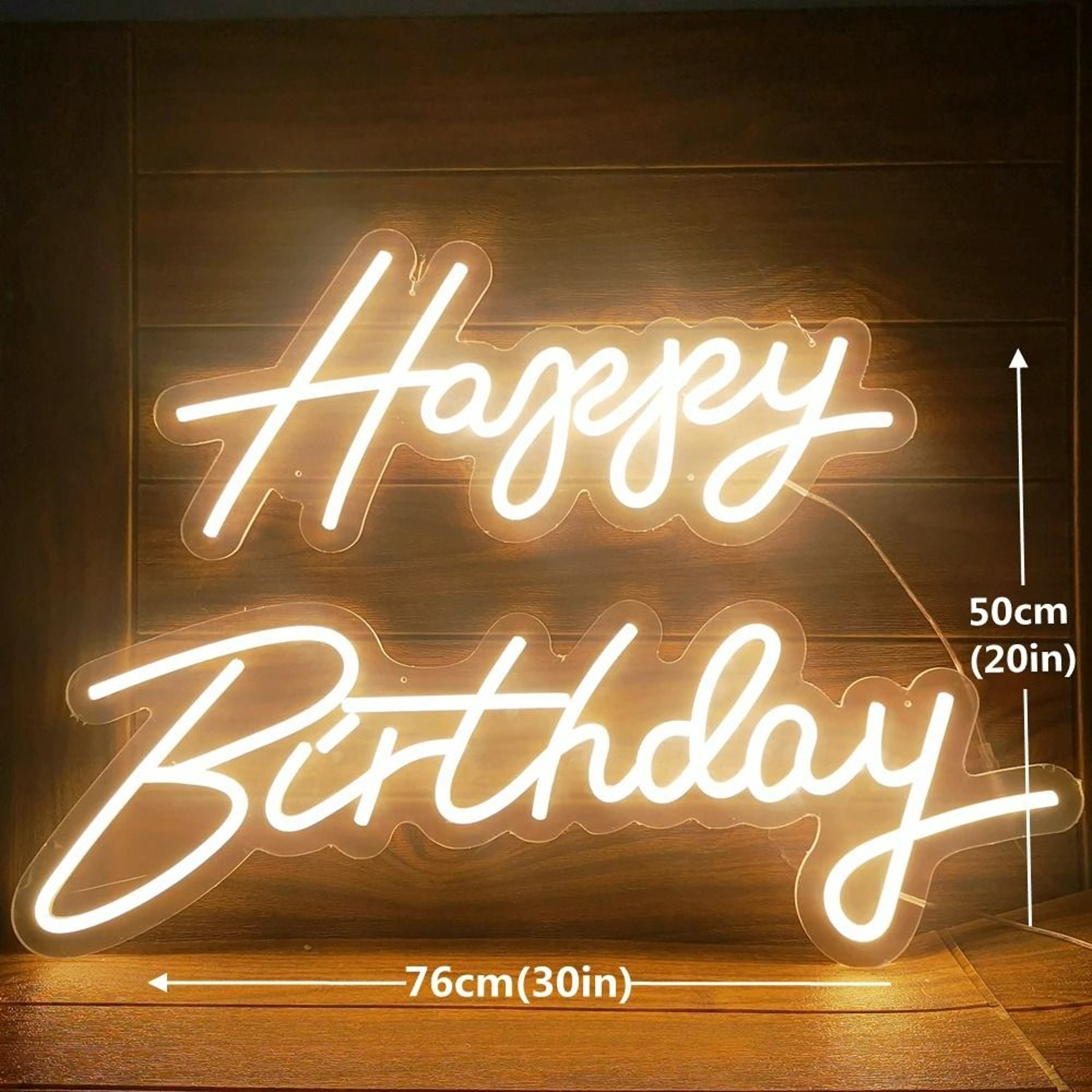 BirthdayWish Dimmable Neon Sign 11