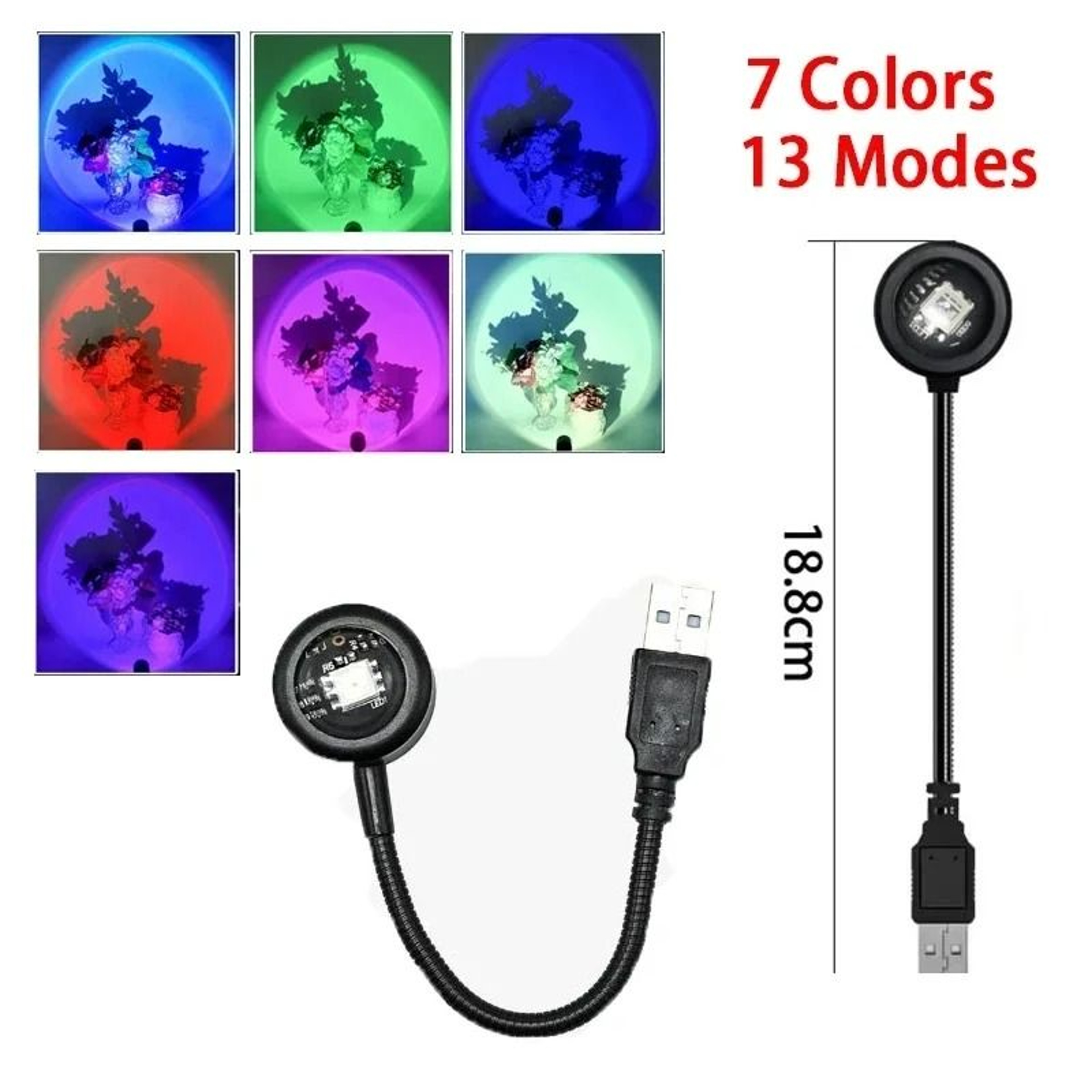 PrismDusk USB Sunset Projector 9