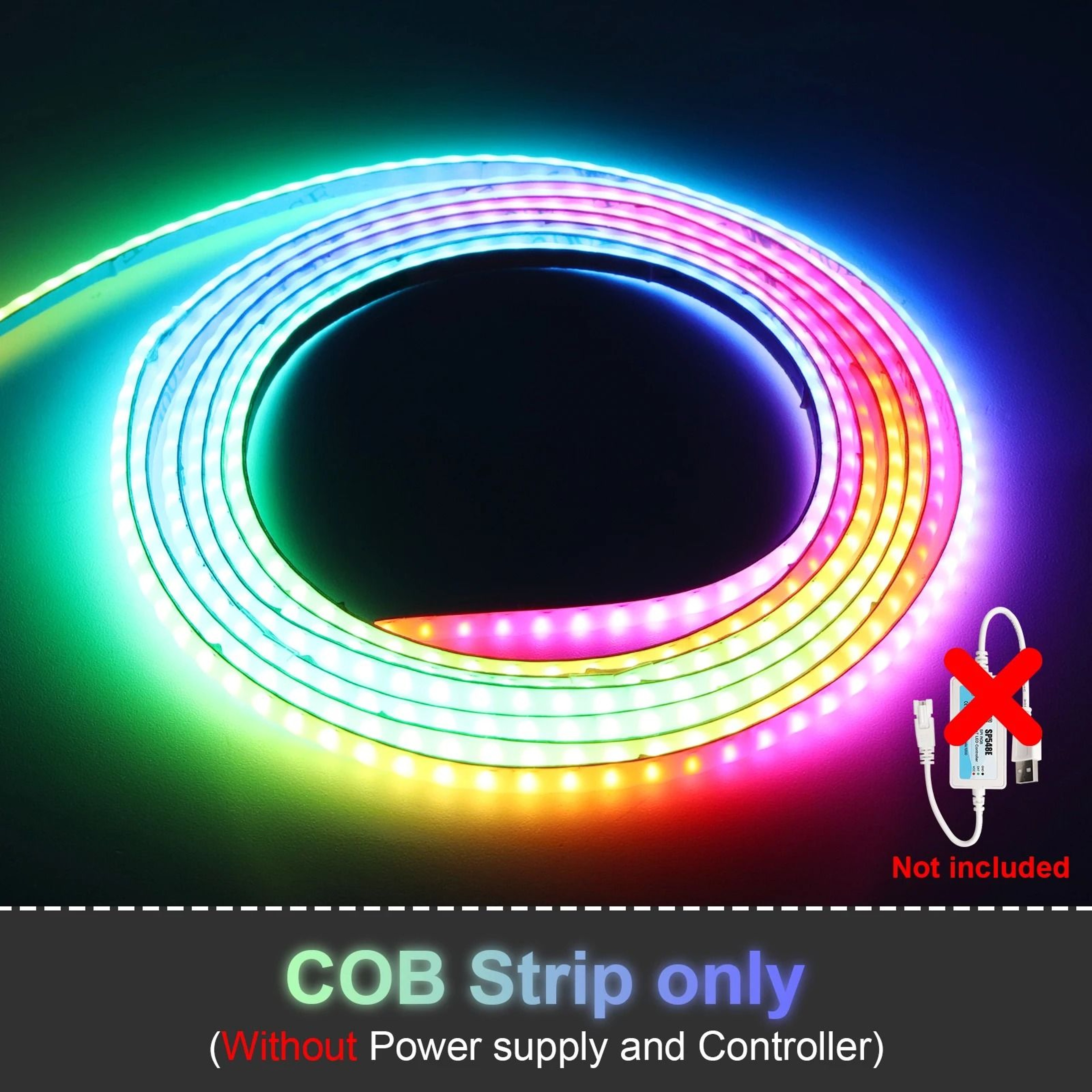 PixelGlow RGBIC COB Light Strip 7