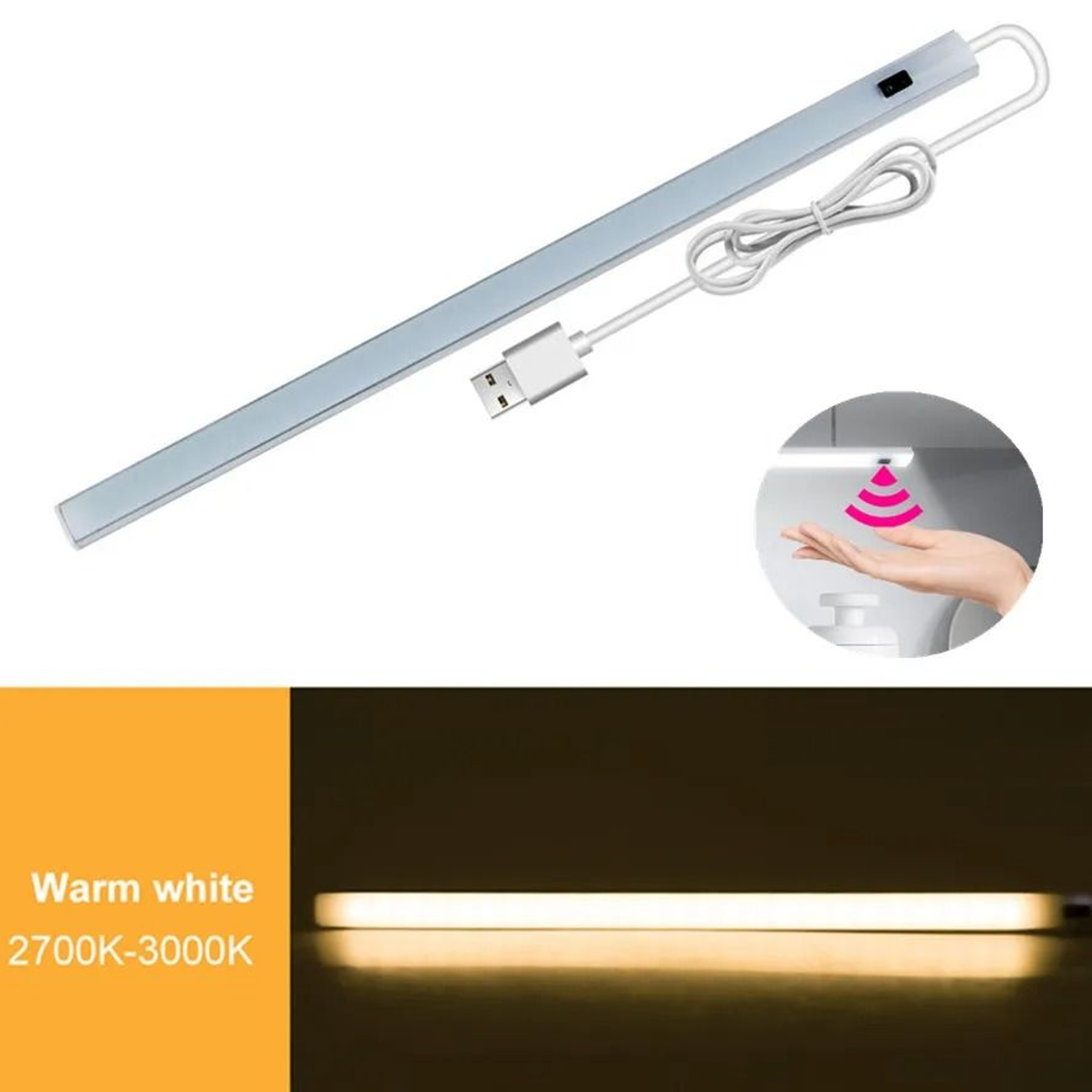 WaveGlow Sensor Cabinet Light Lamp 8