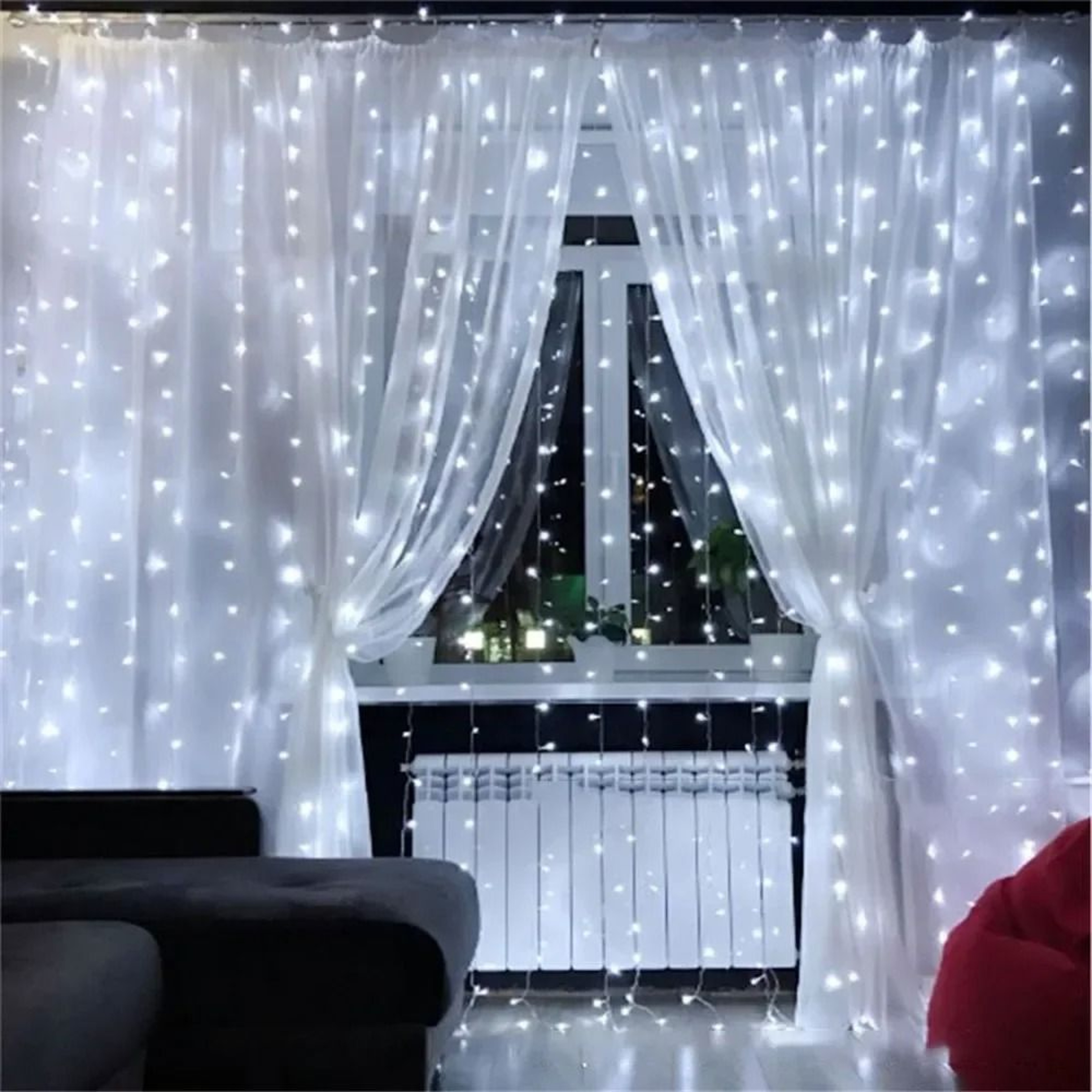 TwinkleCascade USB Curtain Lights 3