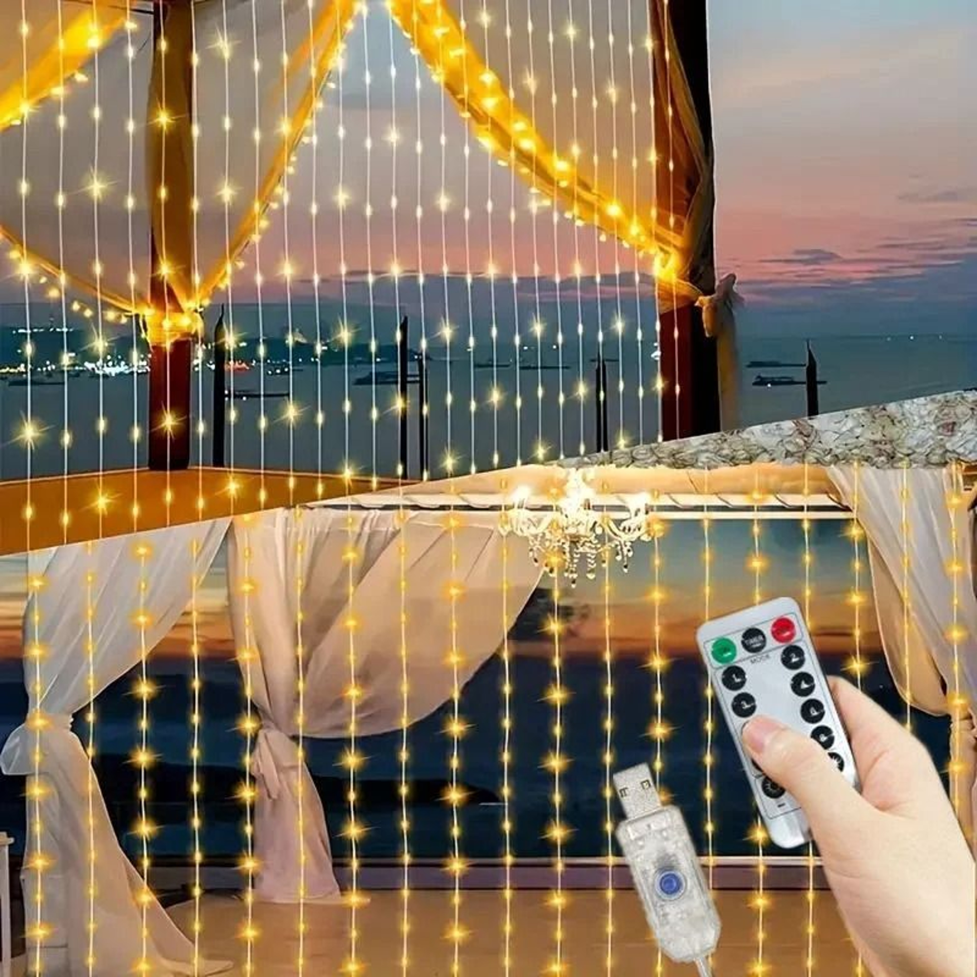 EverGlow USB Curtain Lights 2