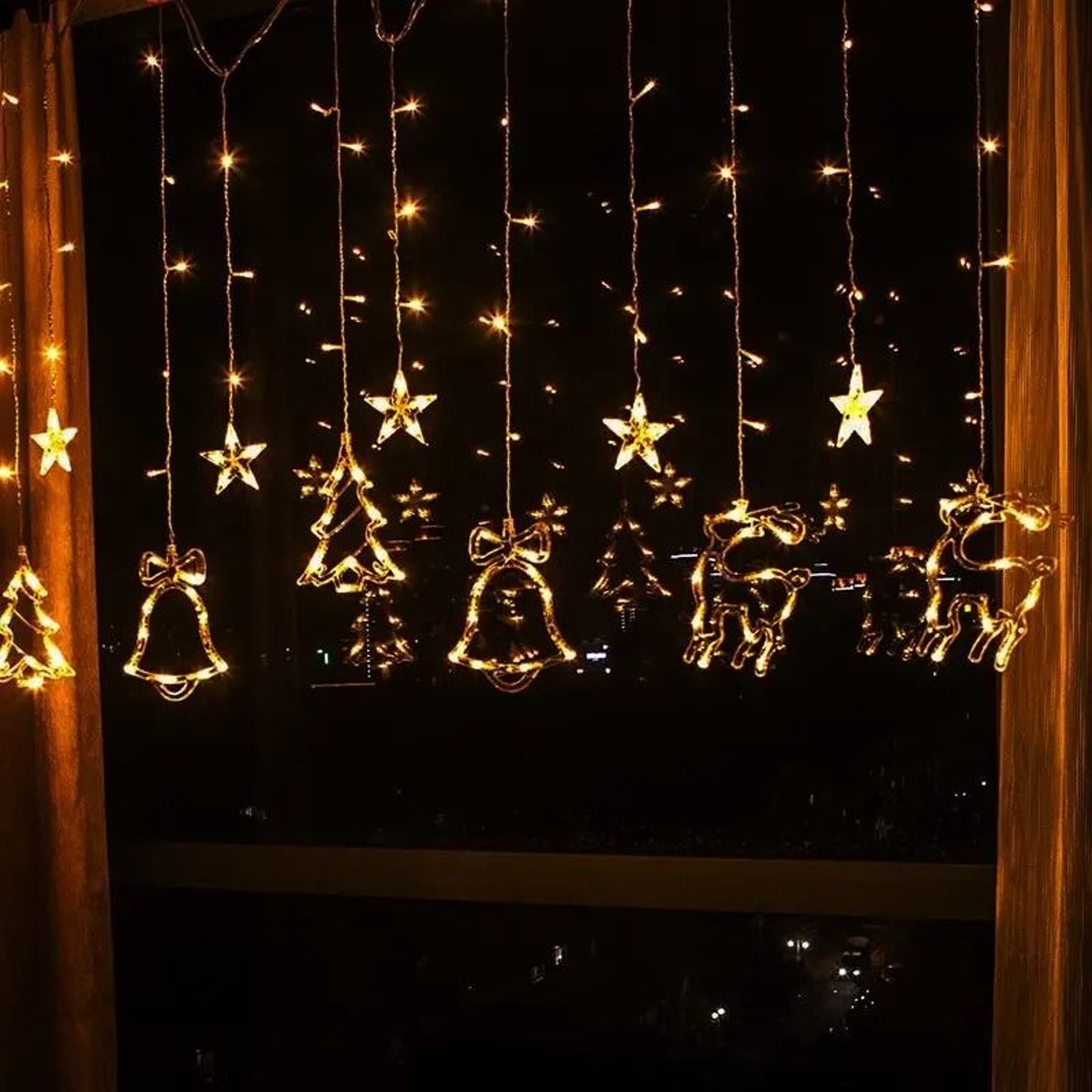 Moonlit Star Garland Lights 0