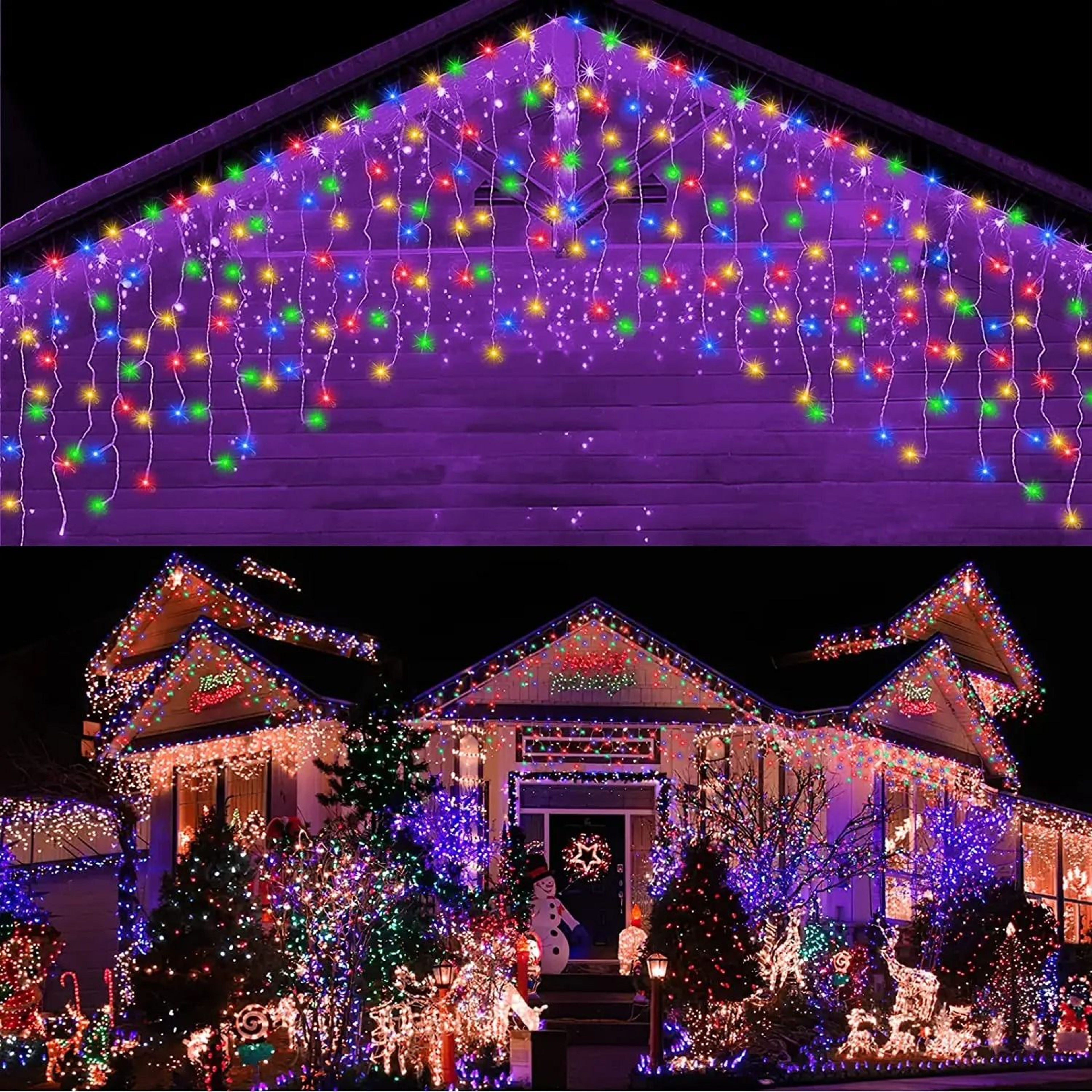 FrostGlow Festoon Icicle Lights 10