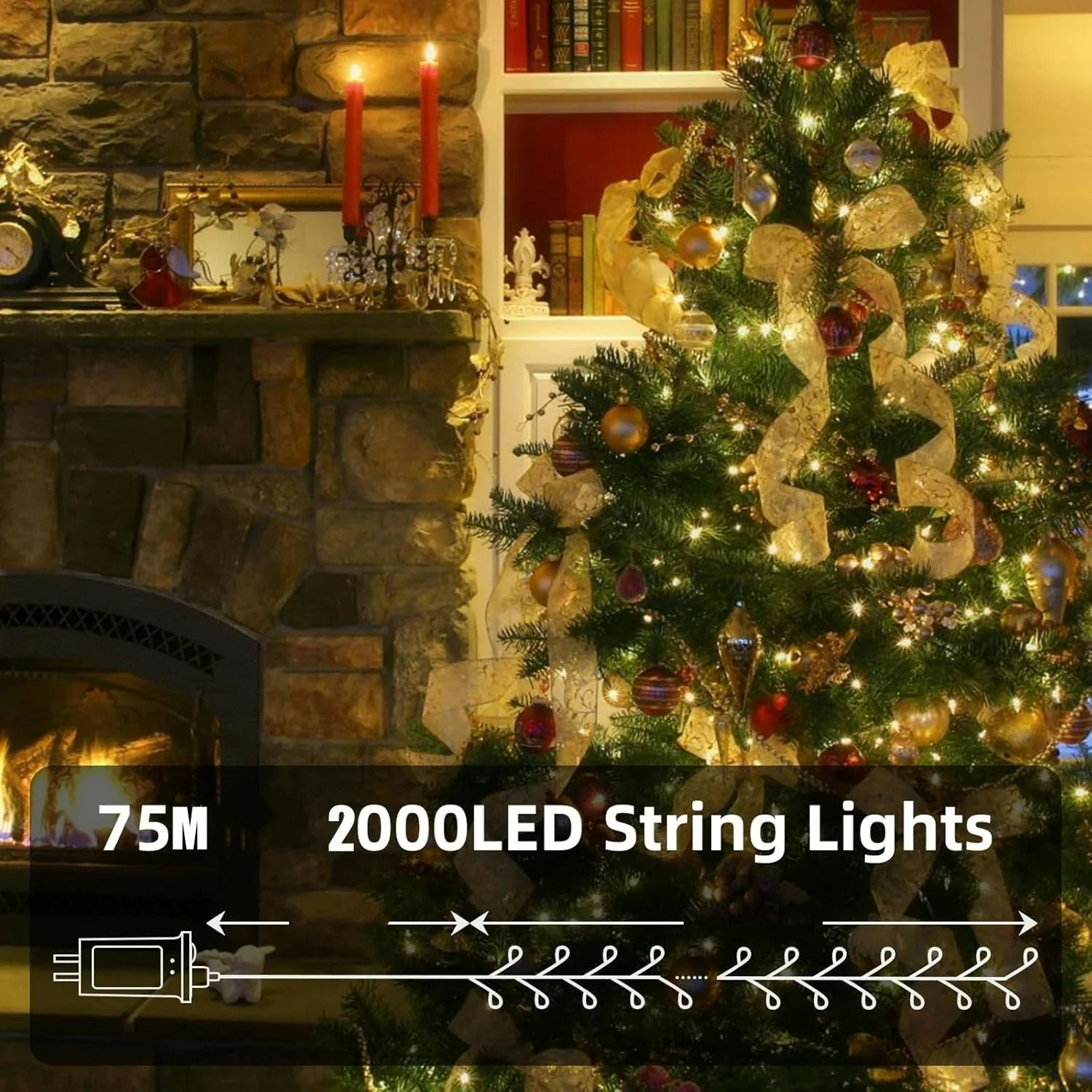EmberCluster Remote Garland Lights 5