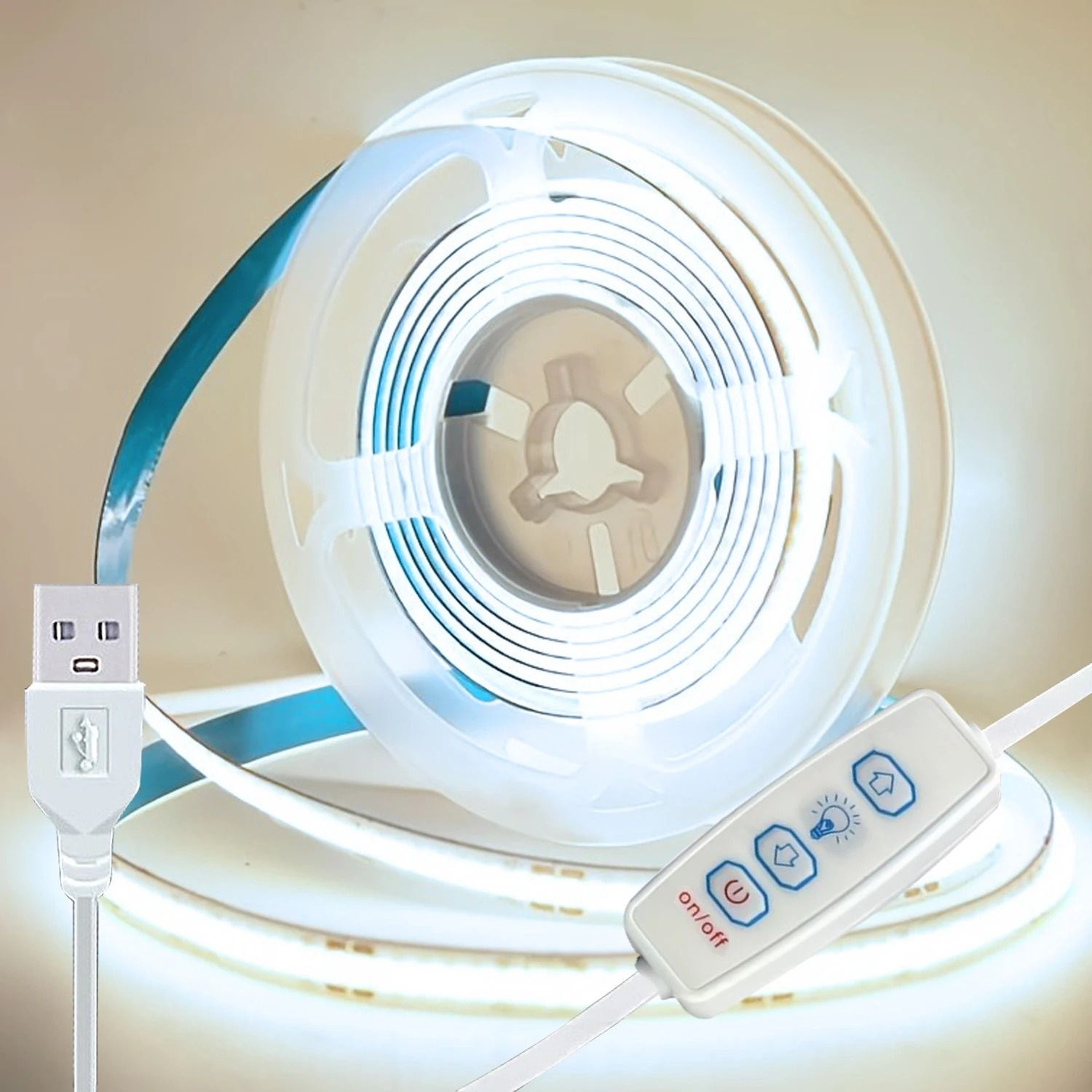 SmoothBeam Dimmable USB Light Strip 8
