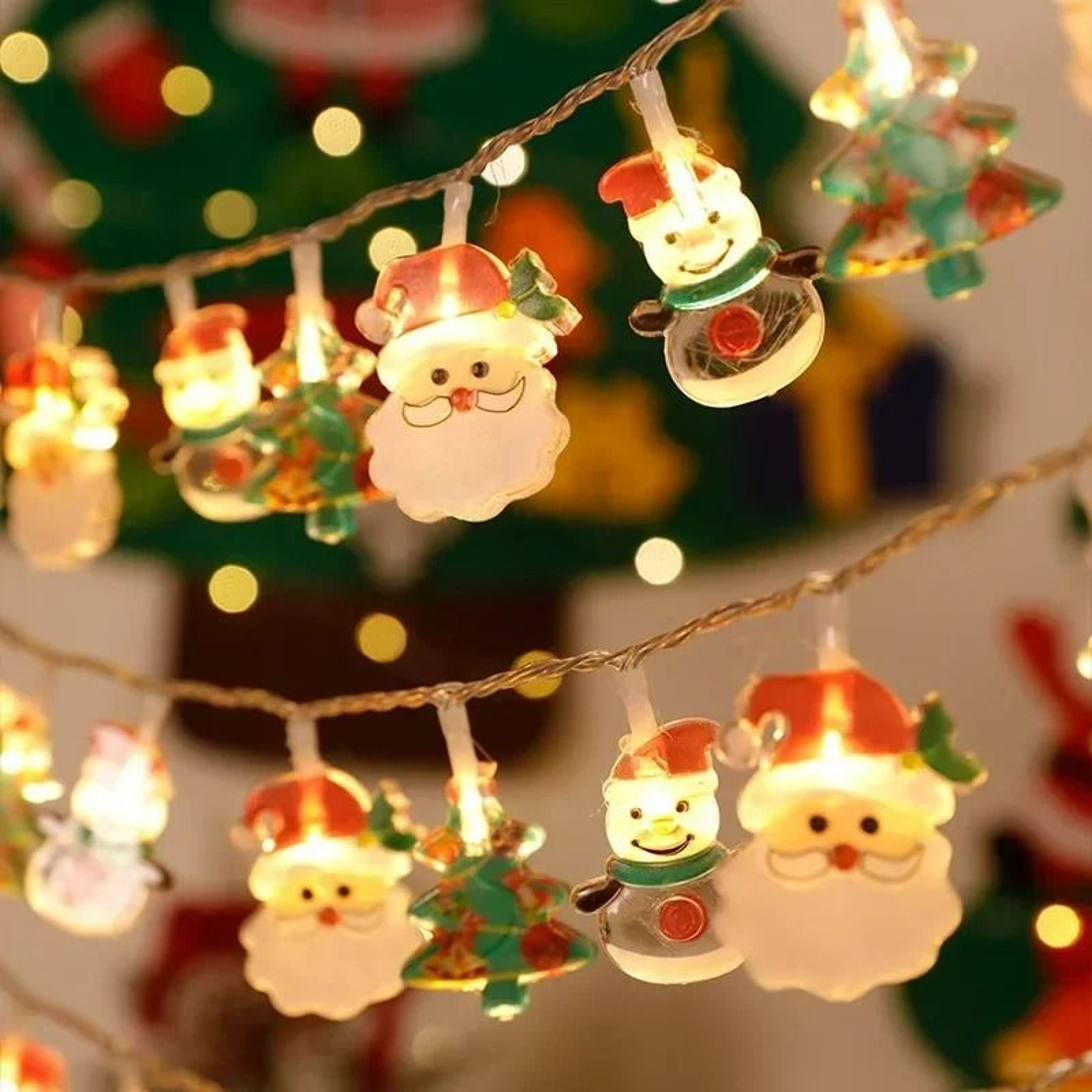 MerryGlow Santa Snowman Lights 3