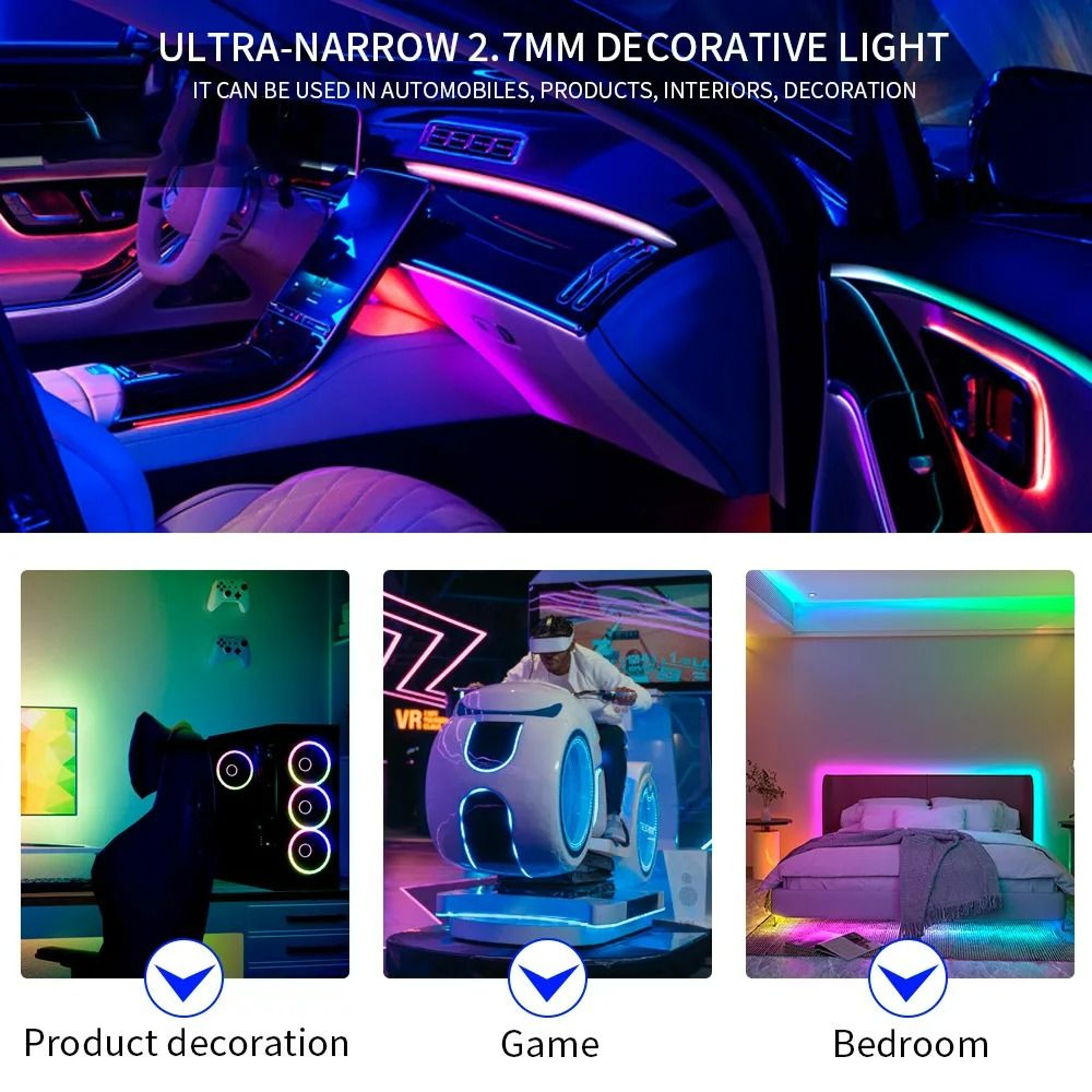 PixelSlim Addressable RGB Light Strip 5