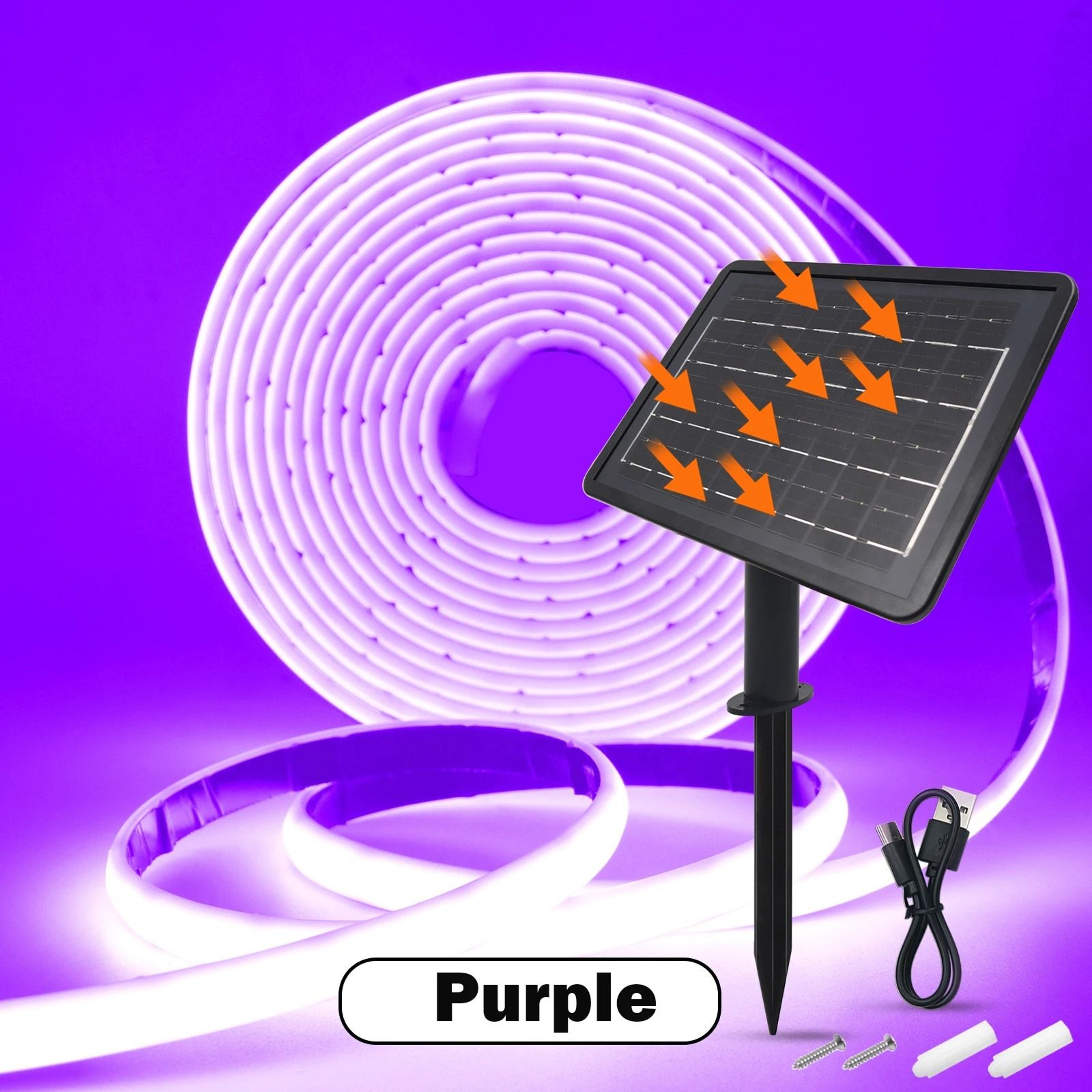 LumaRibbon Solar Neon Strip 15