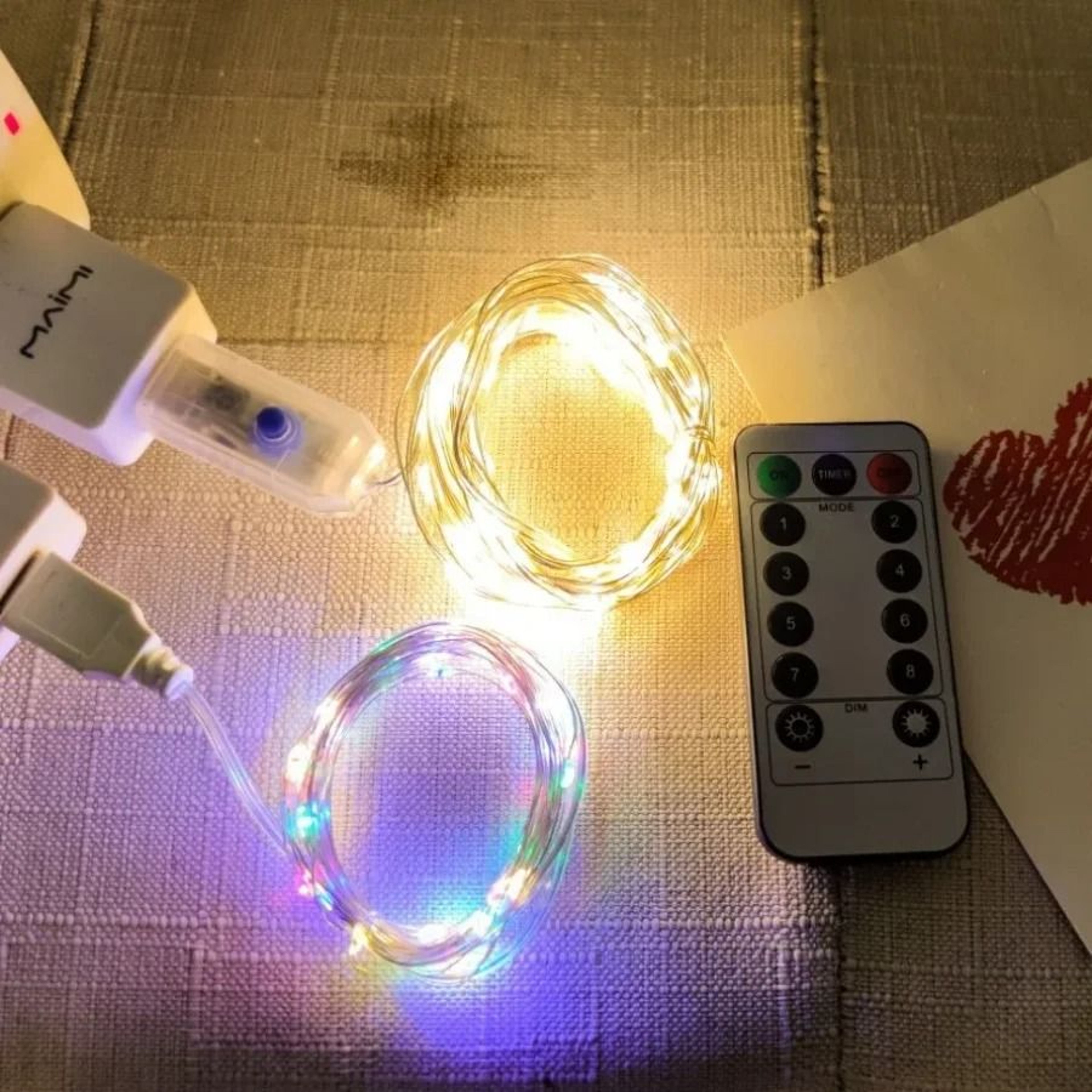 RadiantLoop Remote Fairy Lights 4