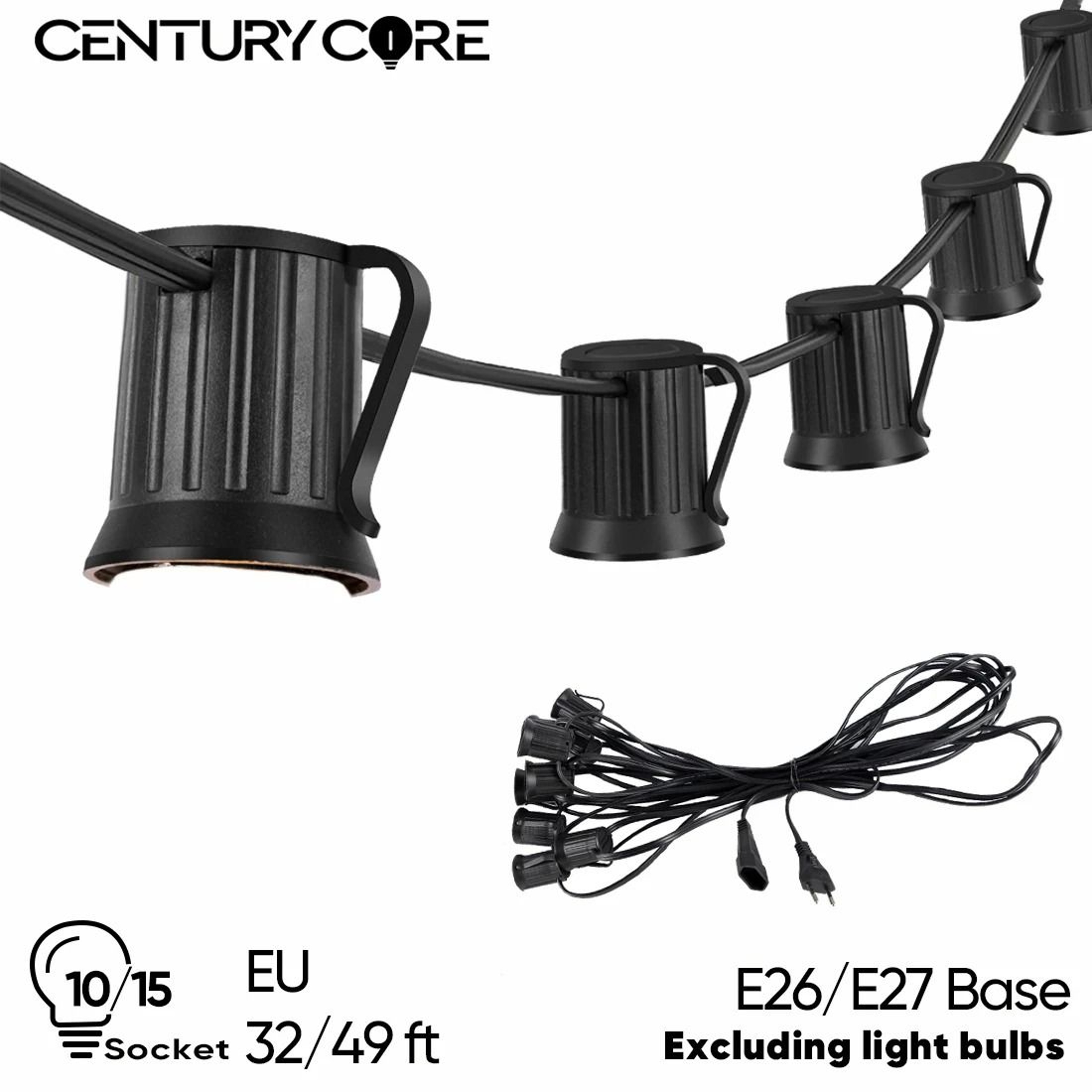Outdoor E27 Patio Light Strand 1