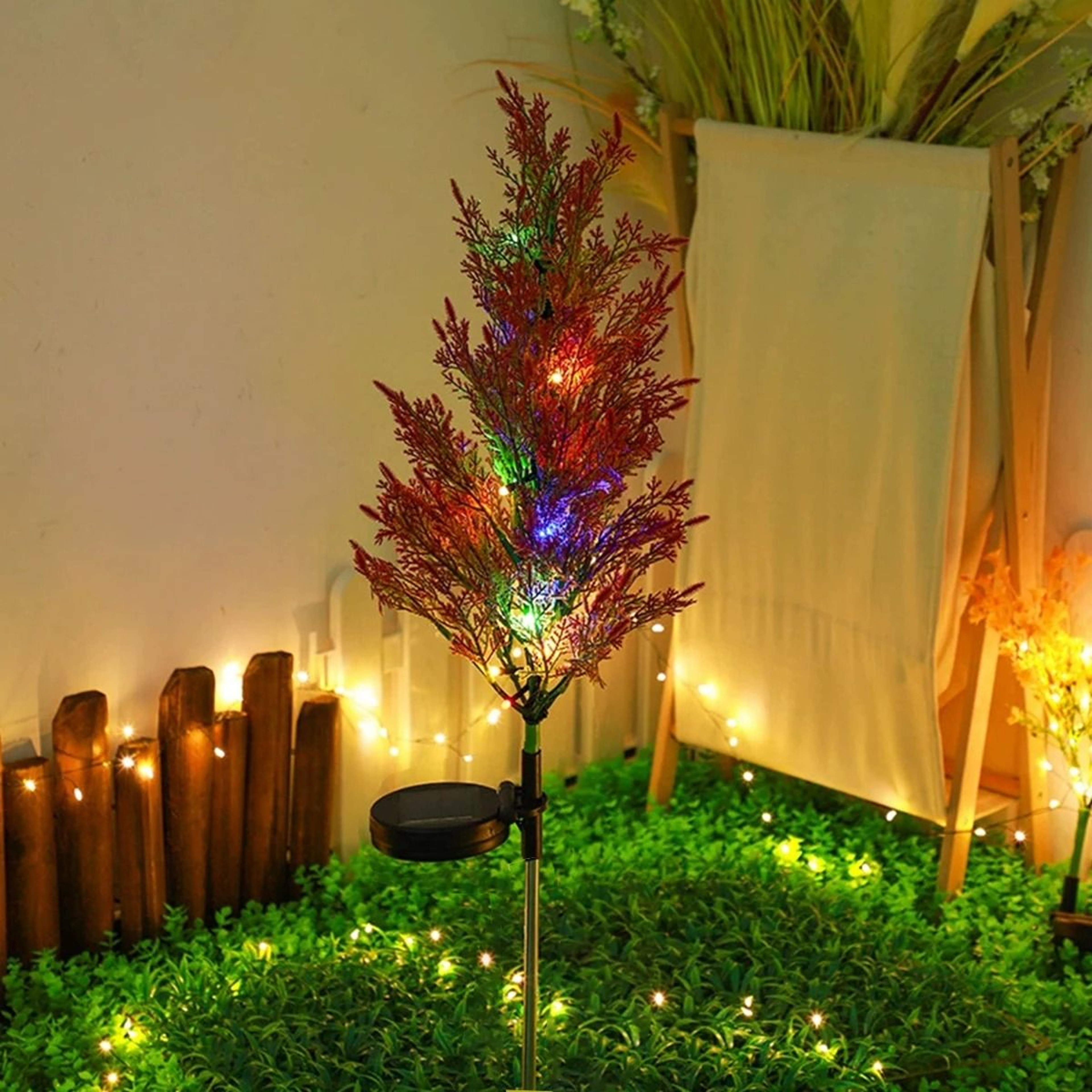 Solar Pine Pathway Glow 6