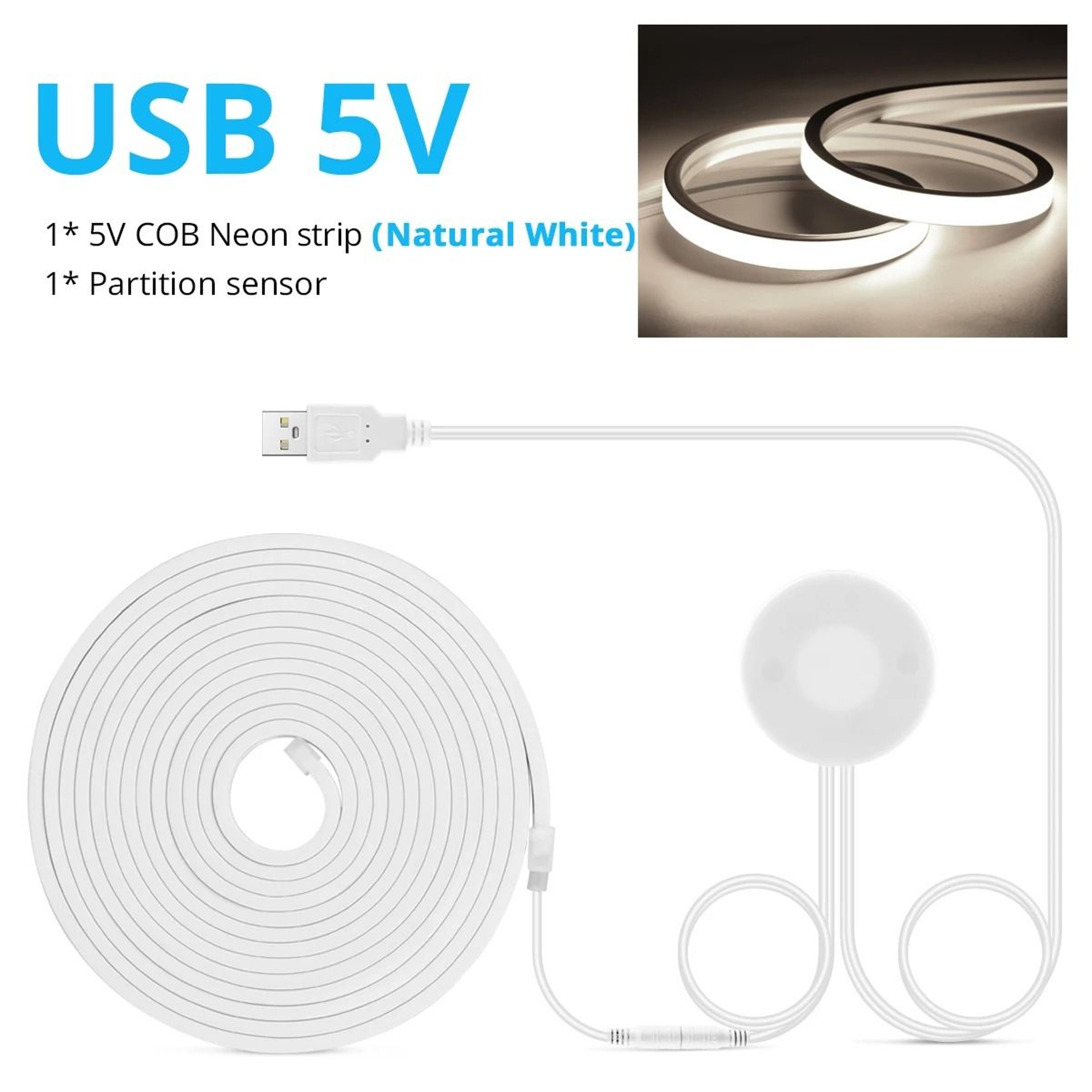 LumaWave Touch COB Light Strip 8