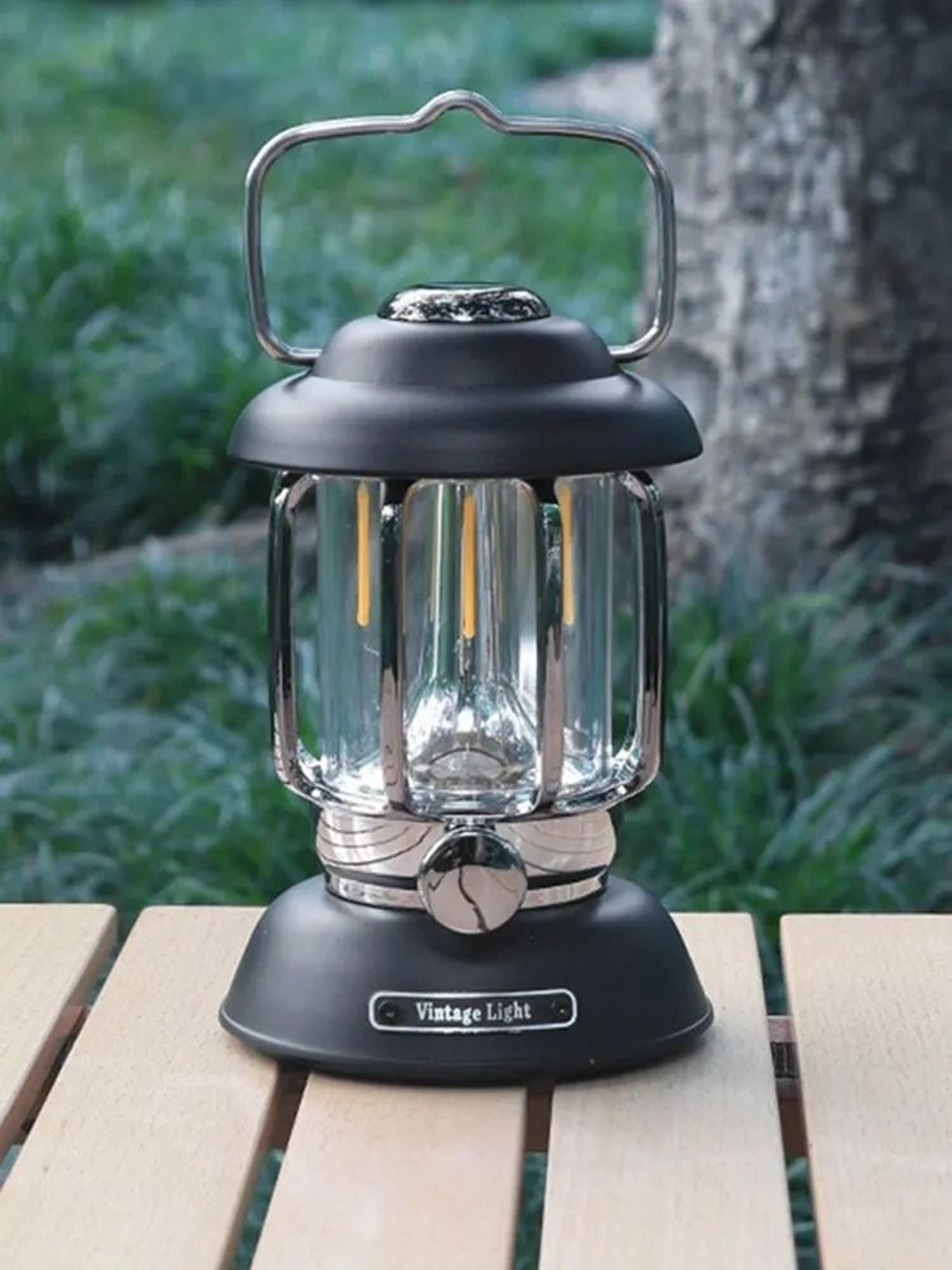 Trailhaven Rechargeable Retro Lantern 8