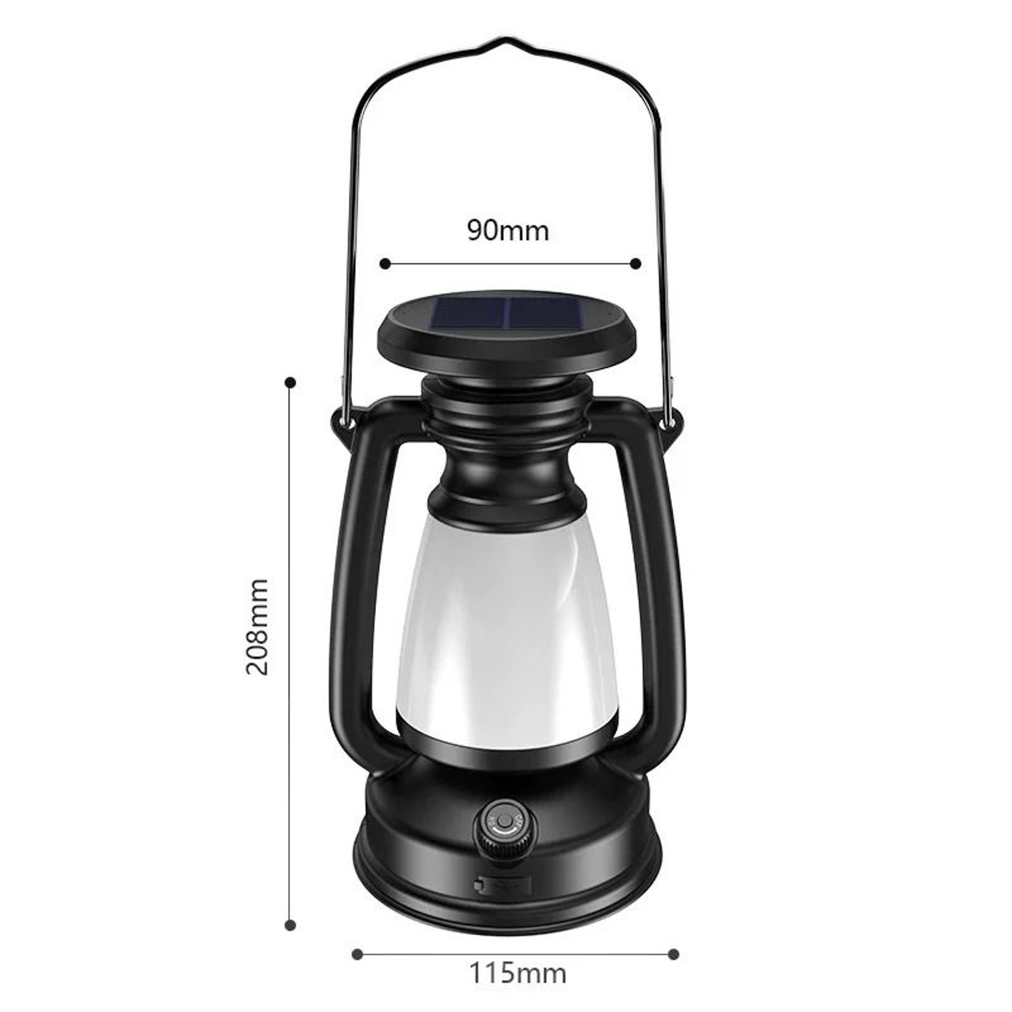 Saddlewick Retro Table Lantern 8