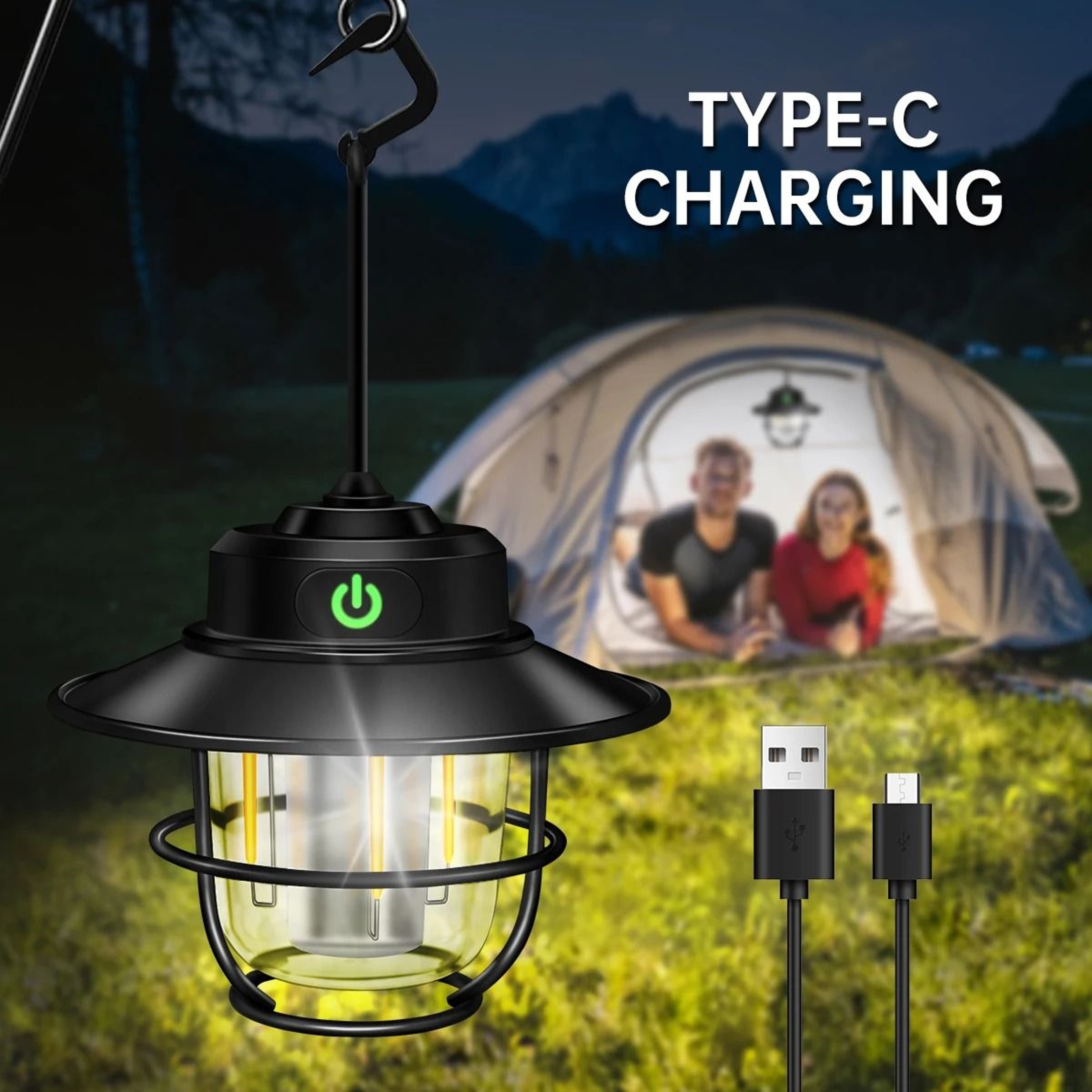 Quadglow Dimmable Camping Lantern 0