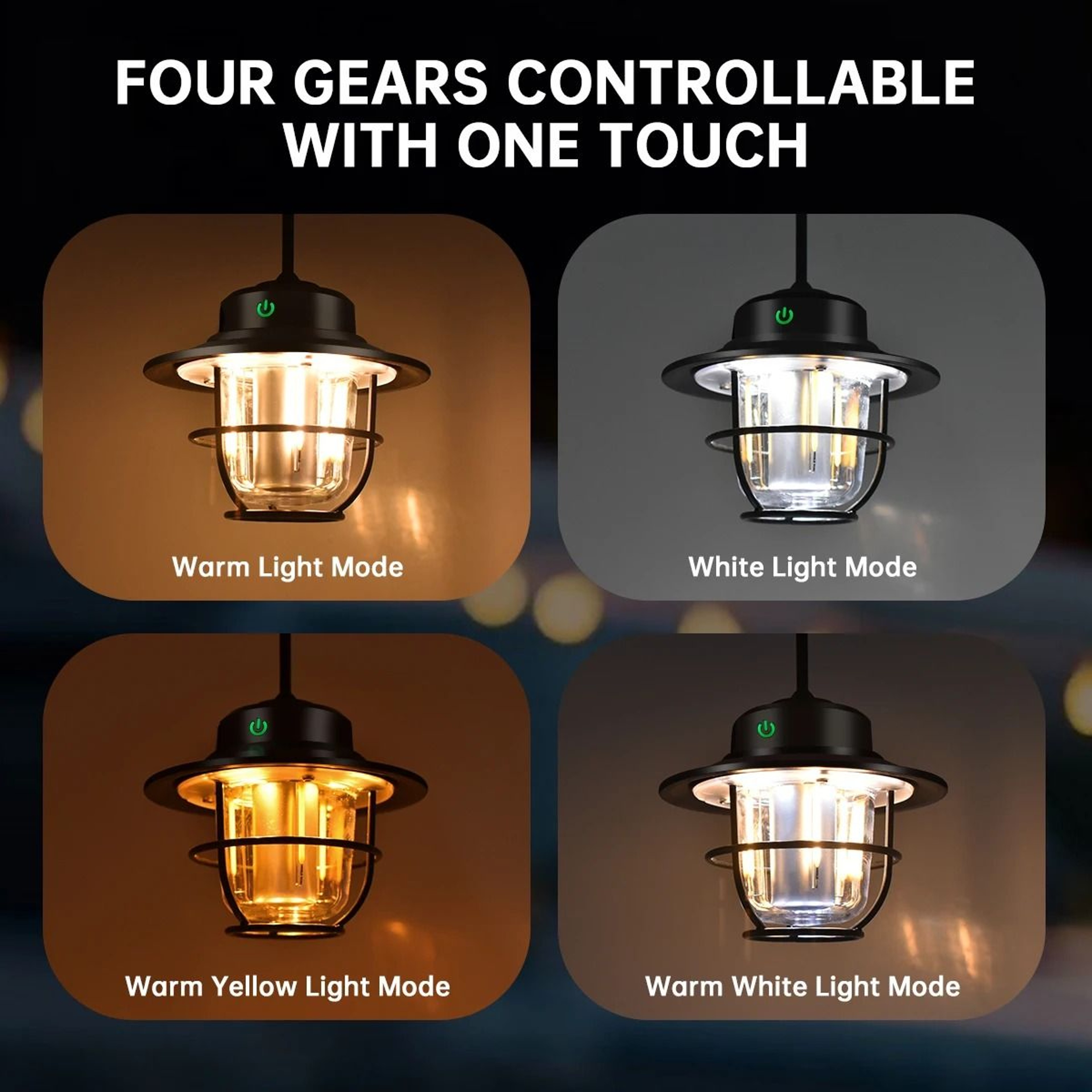 Quadglow Dimmable Camping Lantern 4