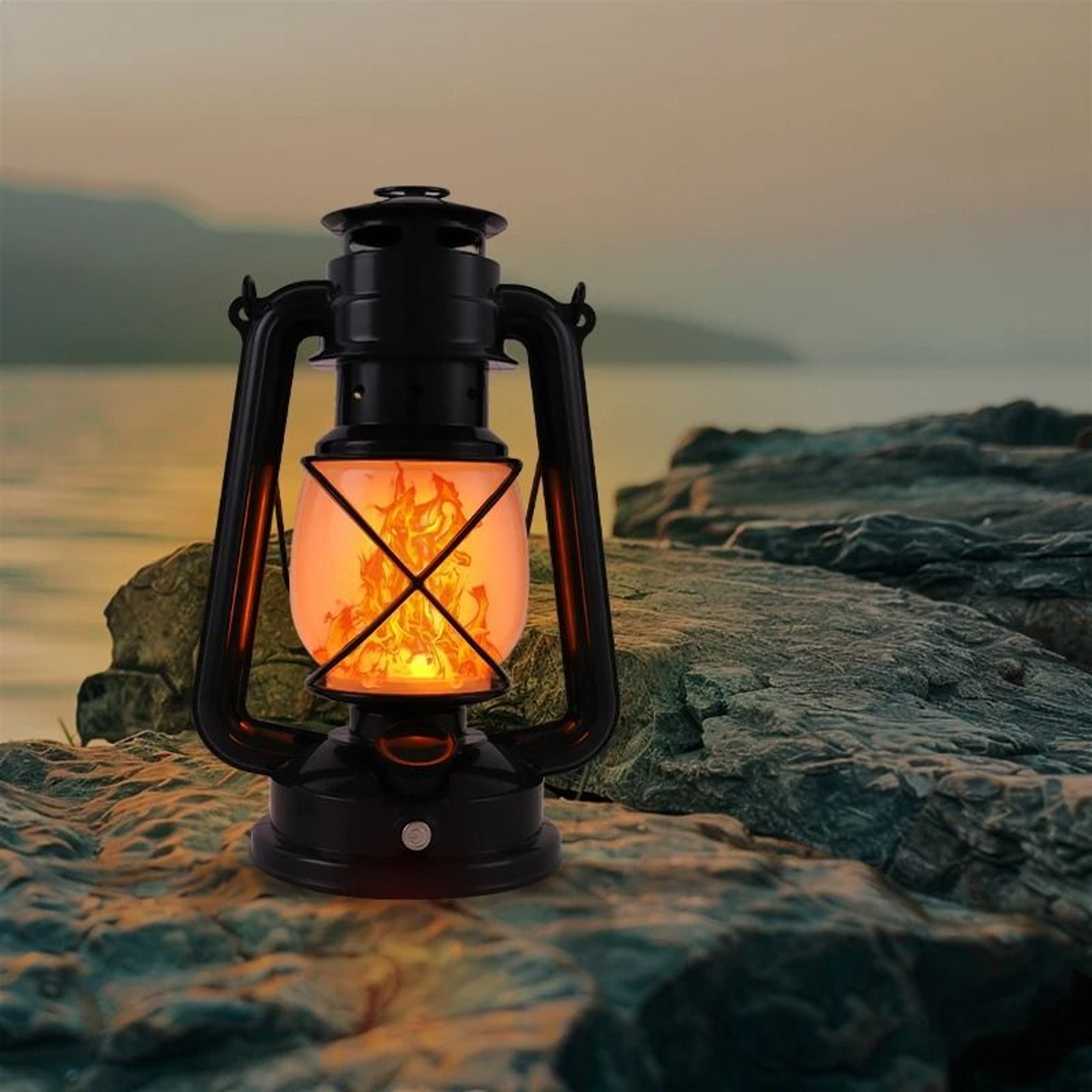 Glowridge Retro Flame Lantern 3