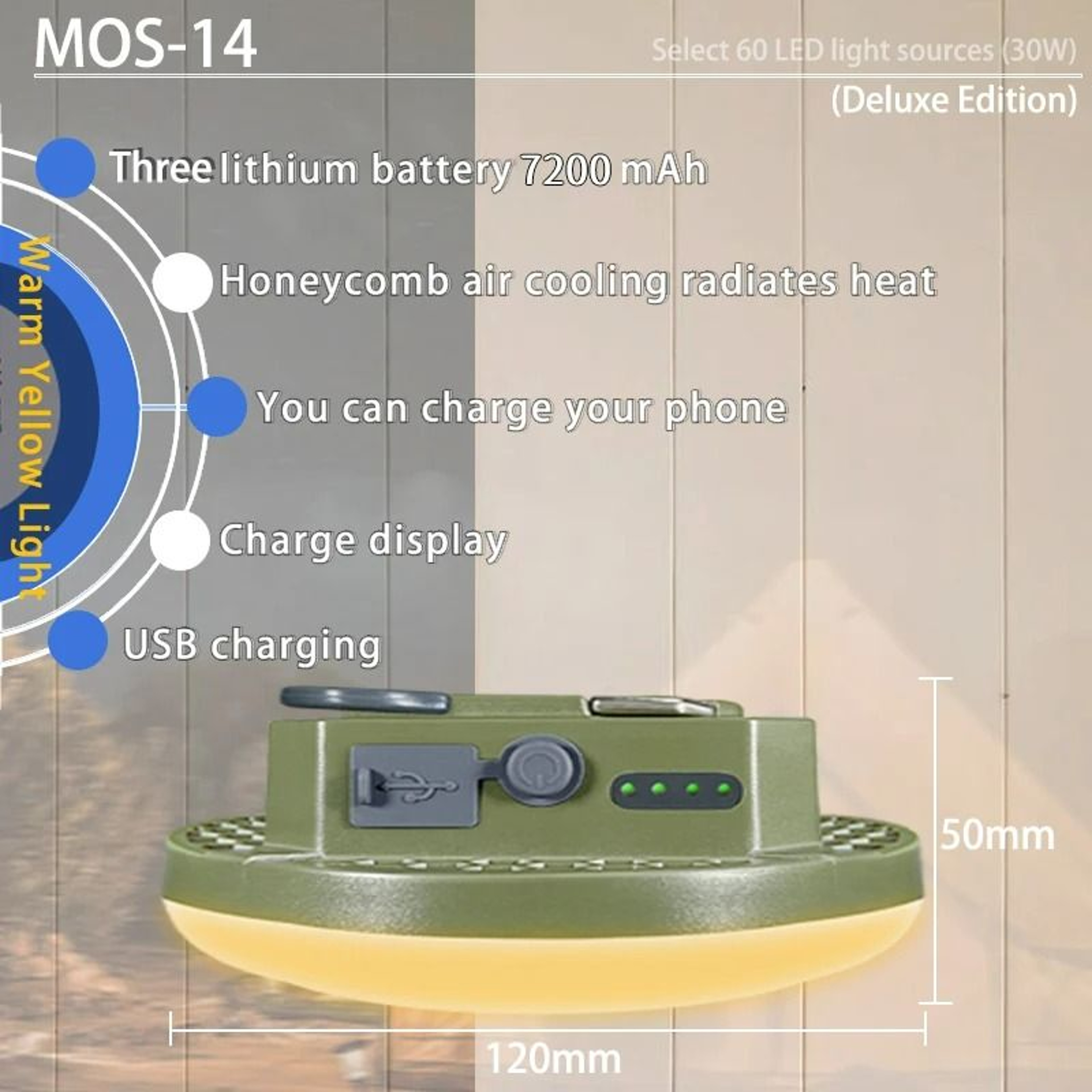 Duskmeadow Rechargeable Camping Lantern 10