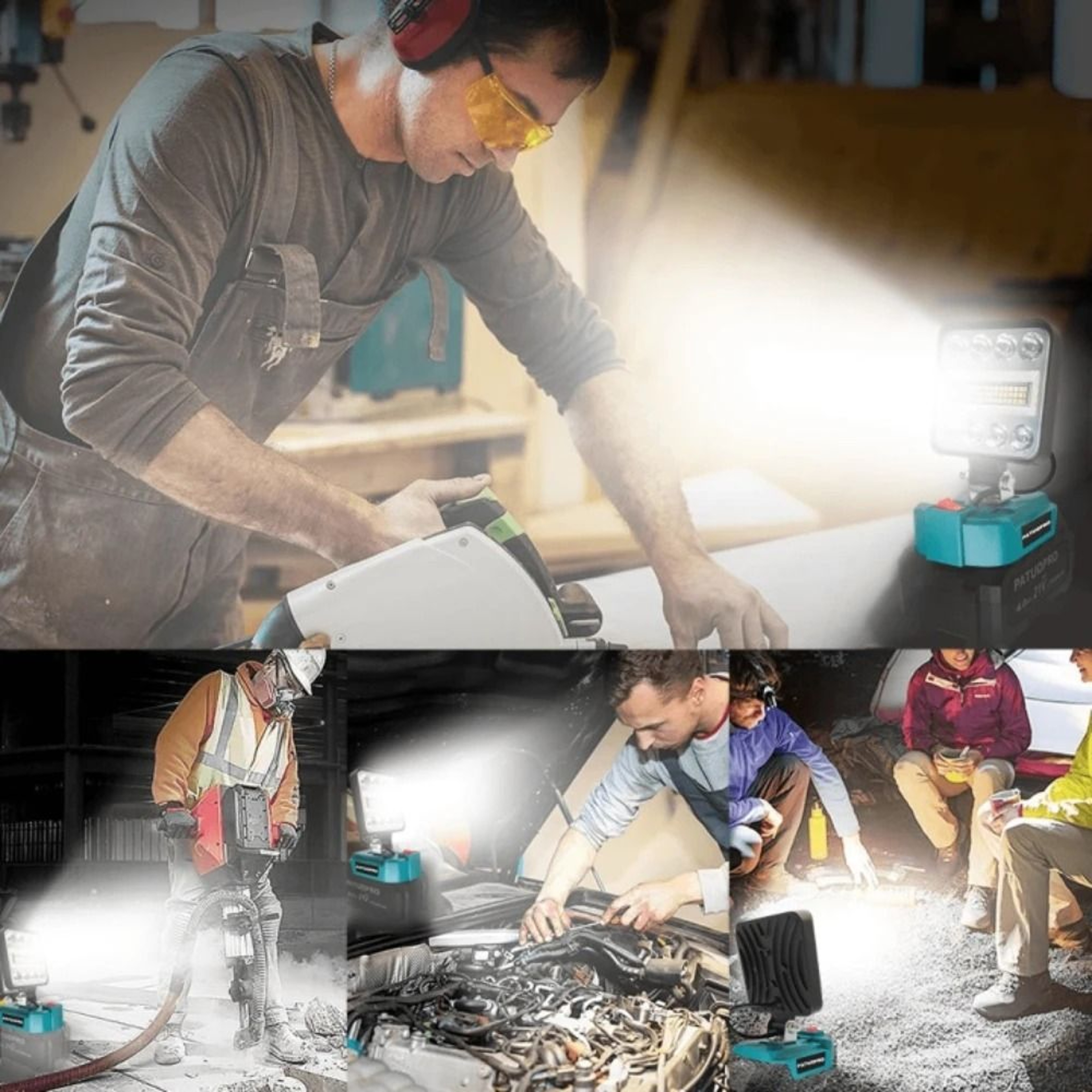 ForgeRay Cordless Work Spotlight 6