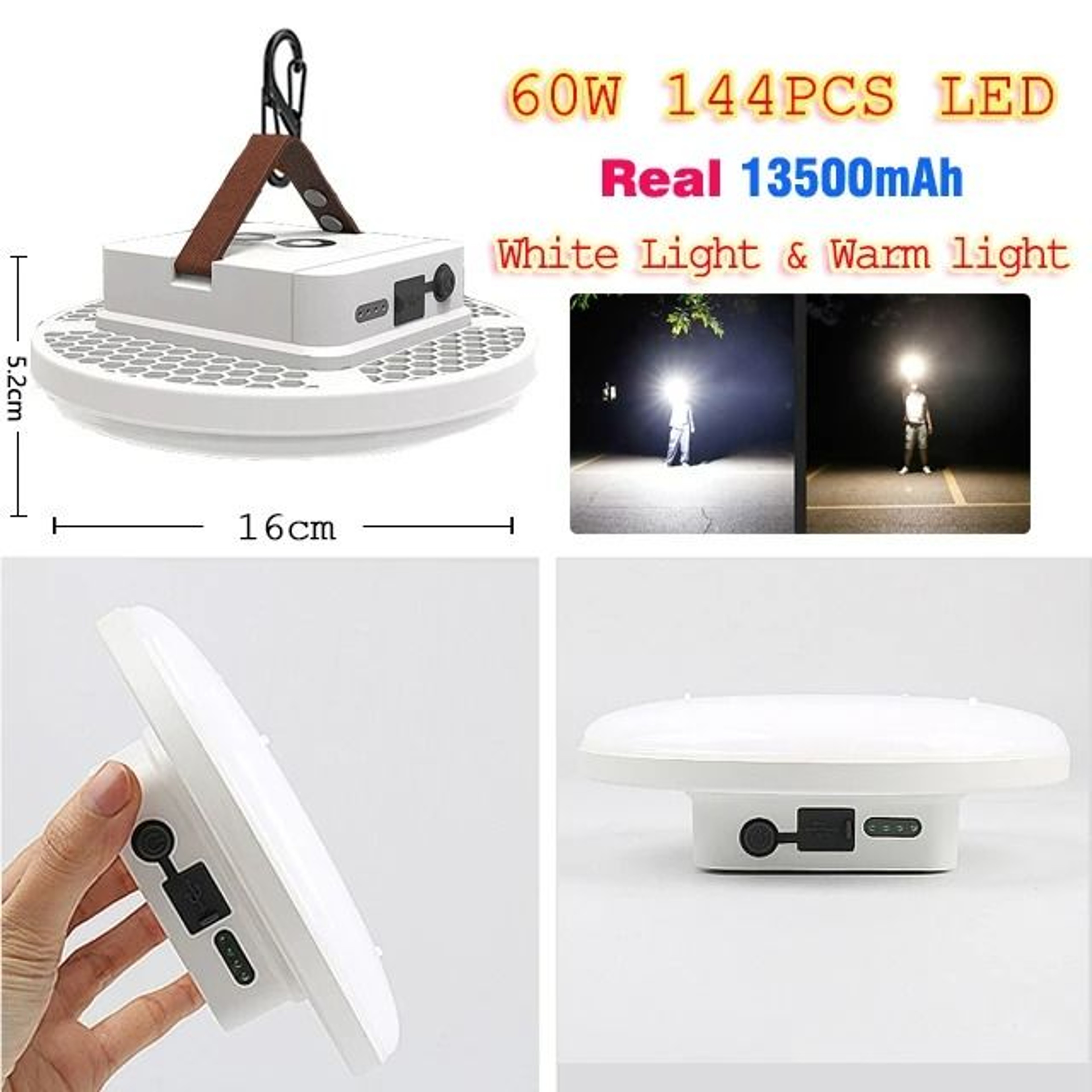 RuggedRay Magnetic Camping Light 11