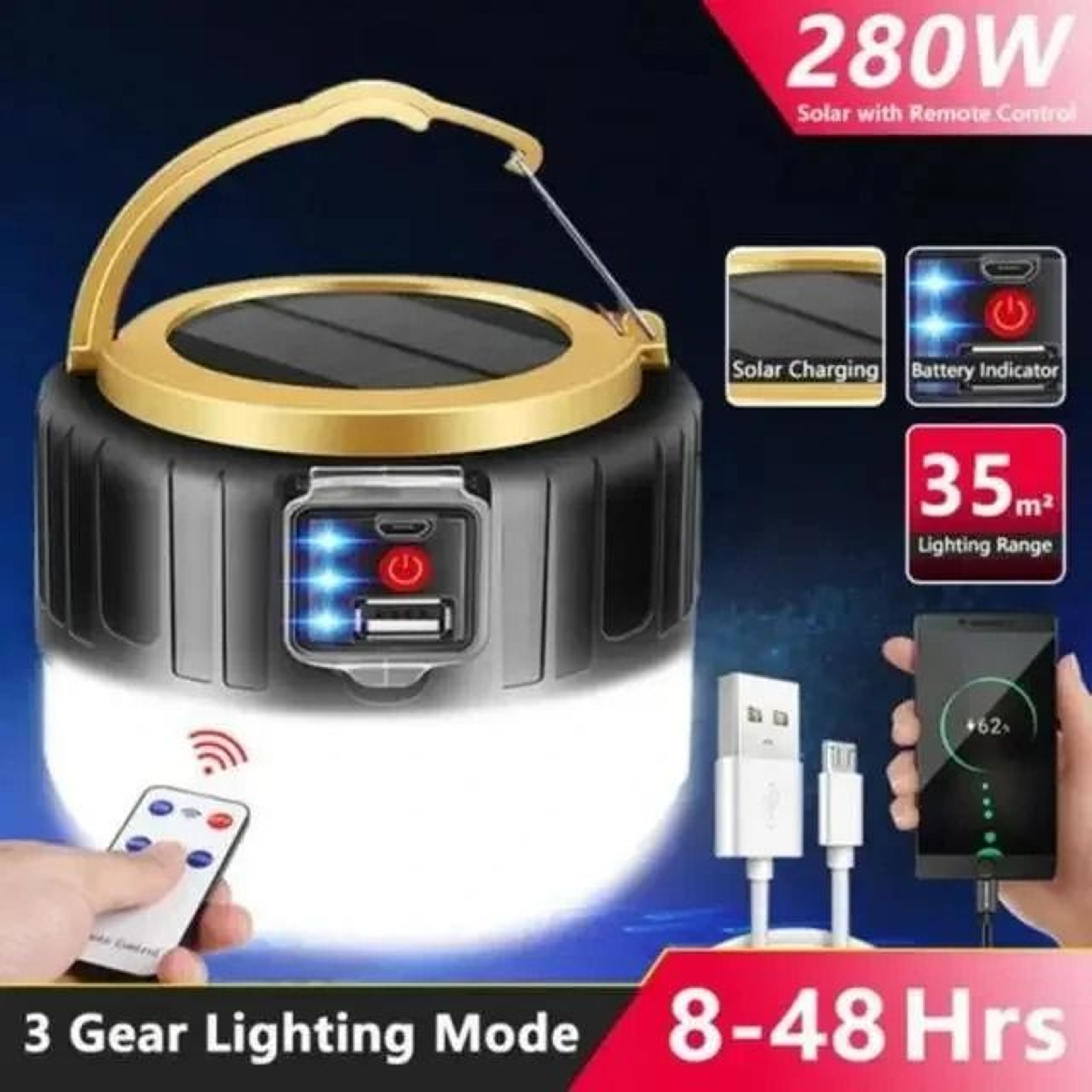 Sunvora Solar Camping Lantern 11