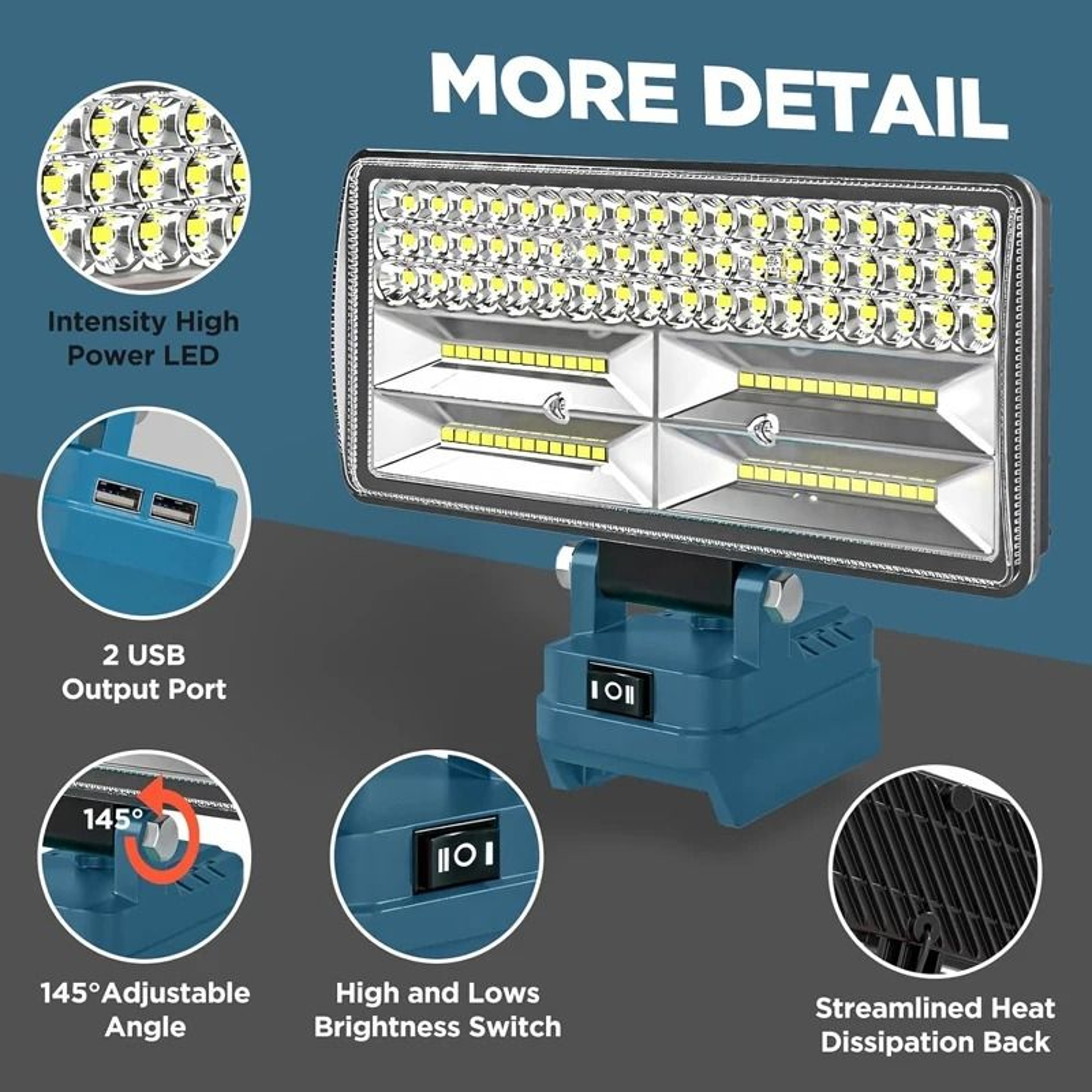 VoltArc 12000LM Work Floodlight 4
