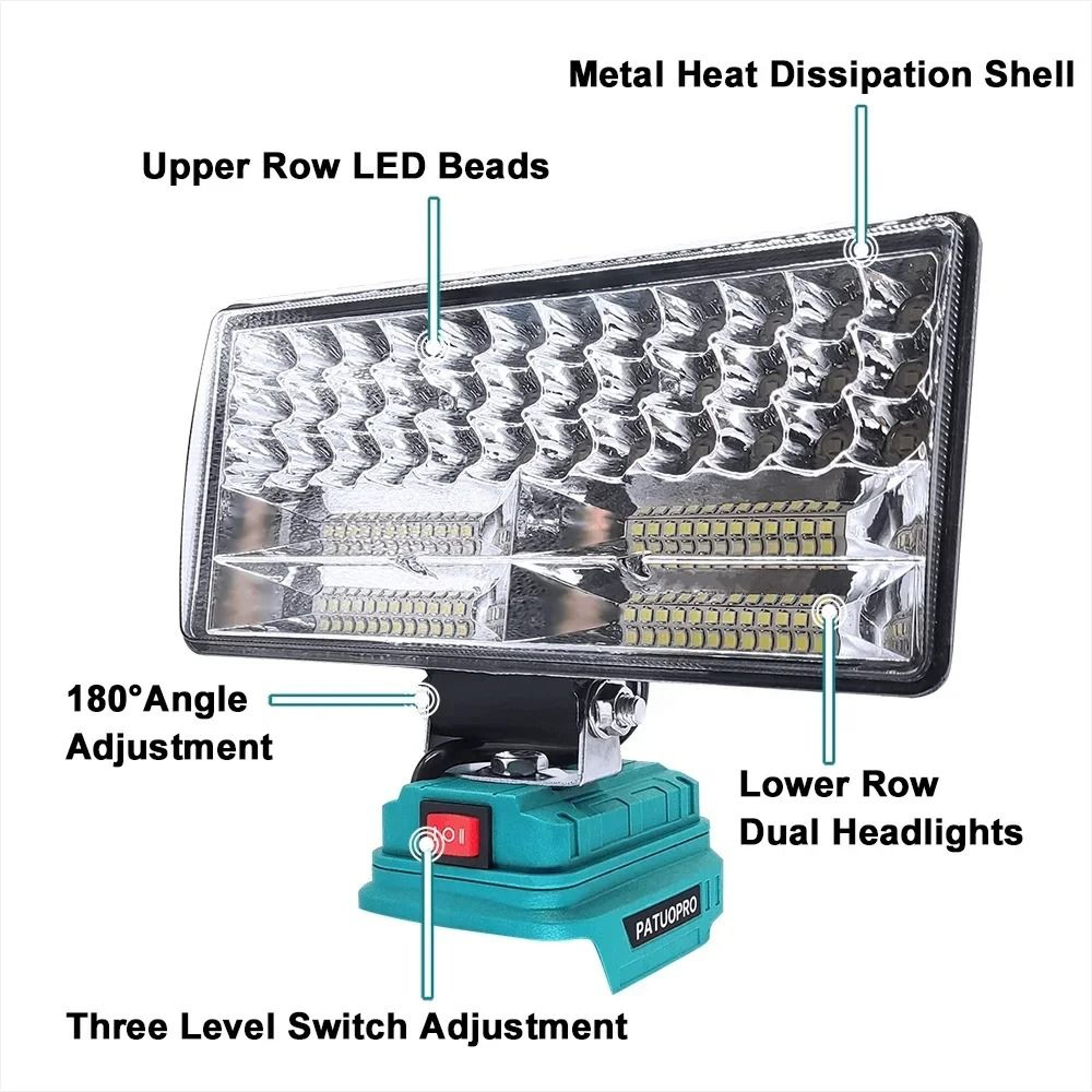 TaskRay 84 LED Jobsite Light 2
