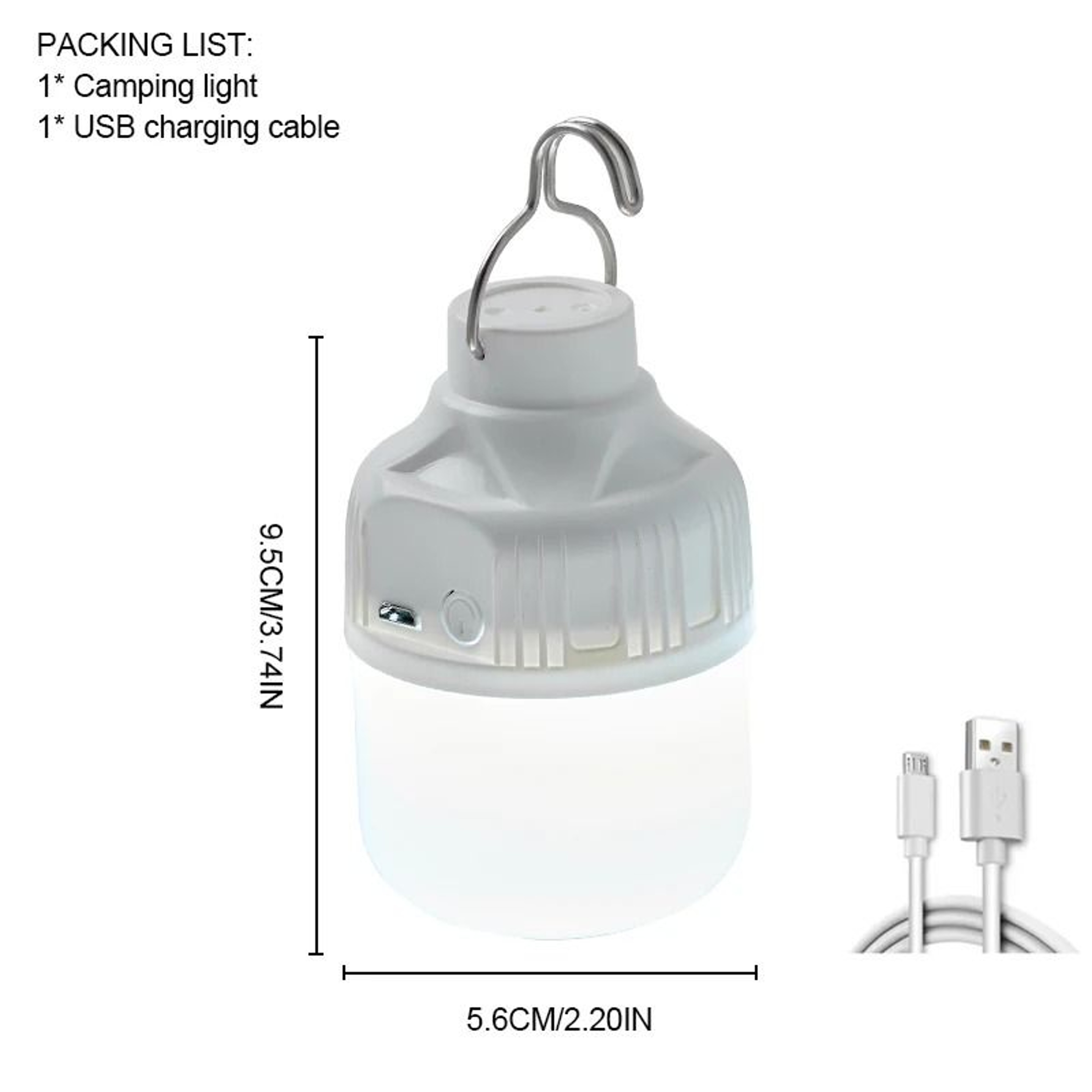 CampHalo Rechargeable Hanging Light 8