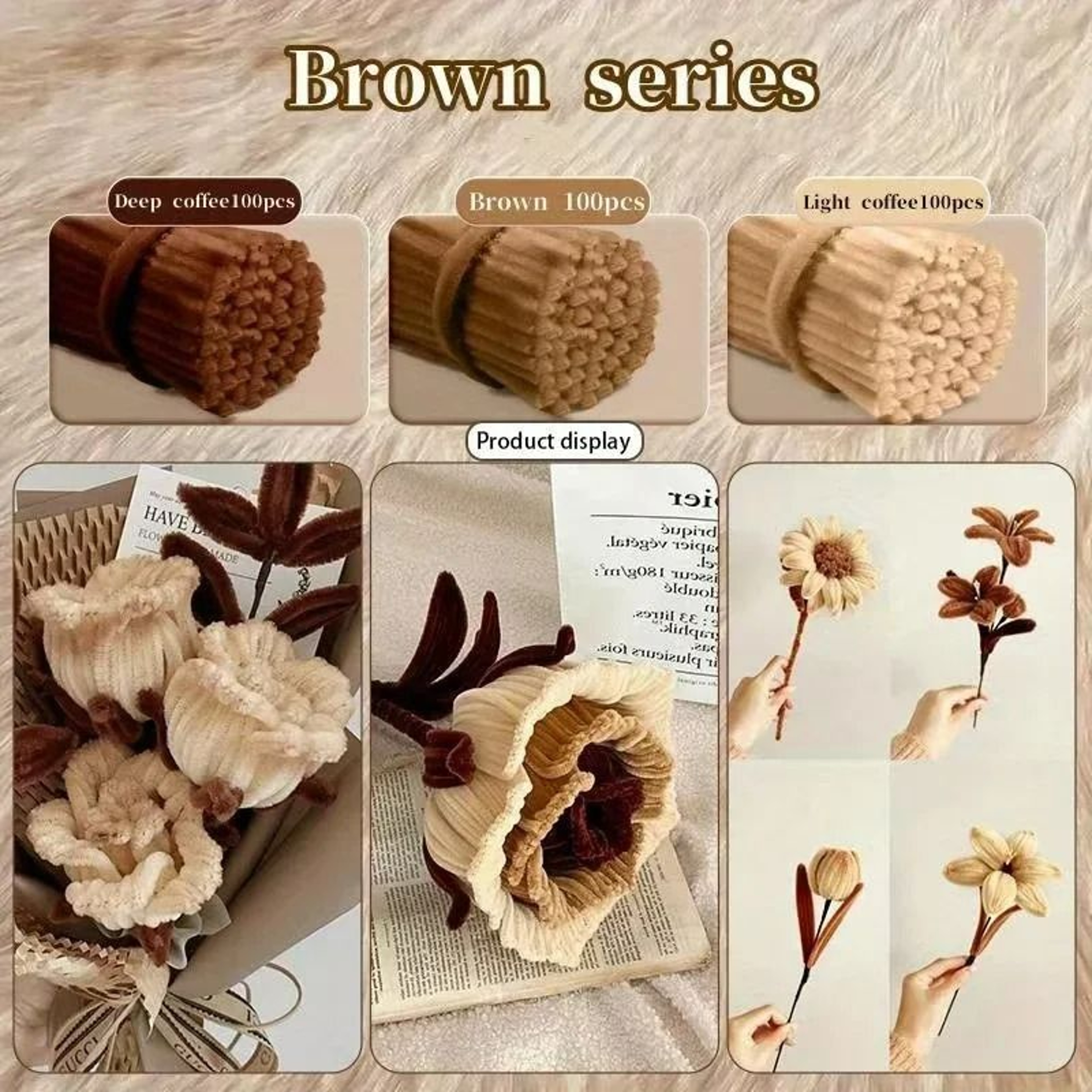 PetalTwist Chenille Craft Stems 3