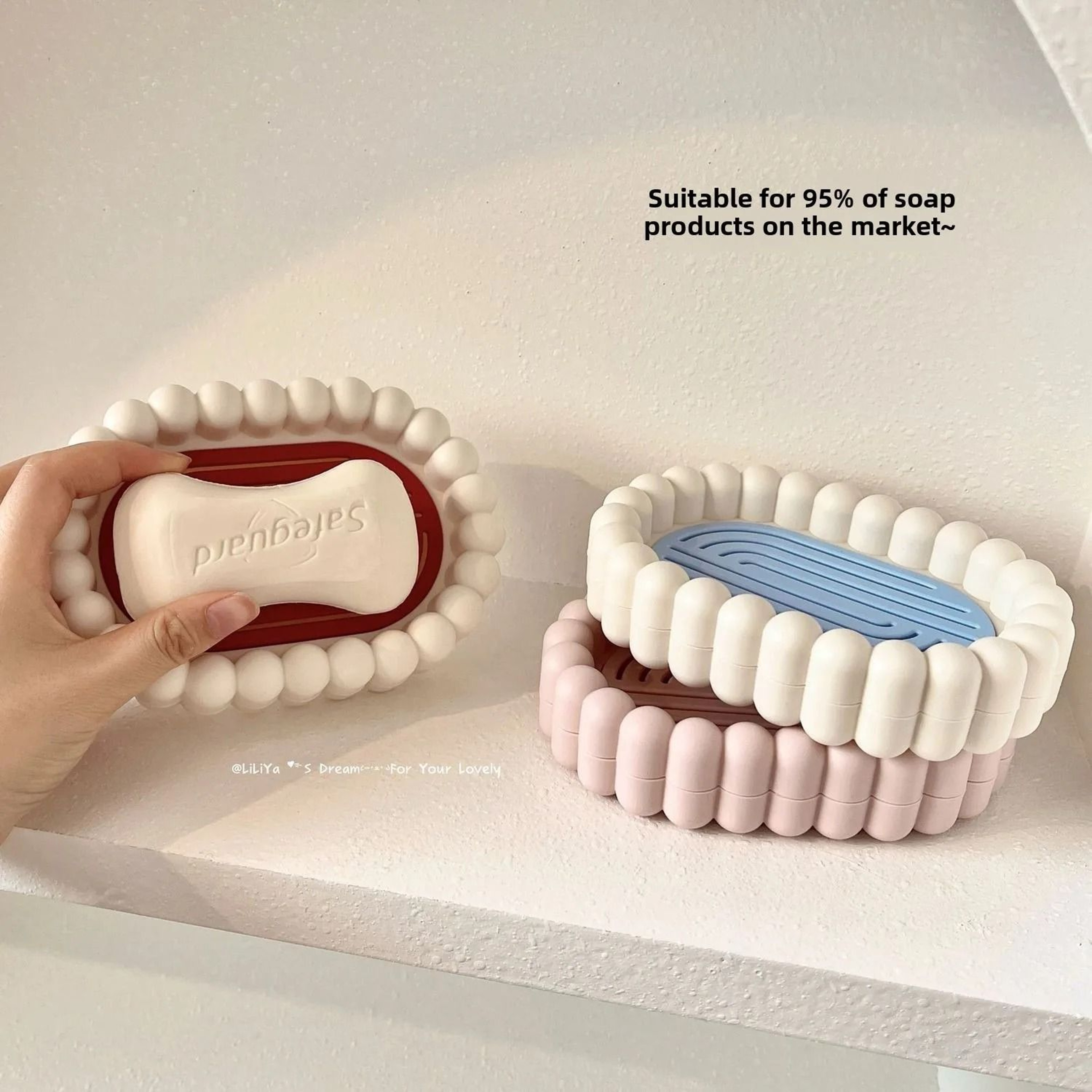 DryNest Self Draining Soap Dish 1