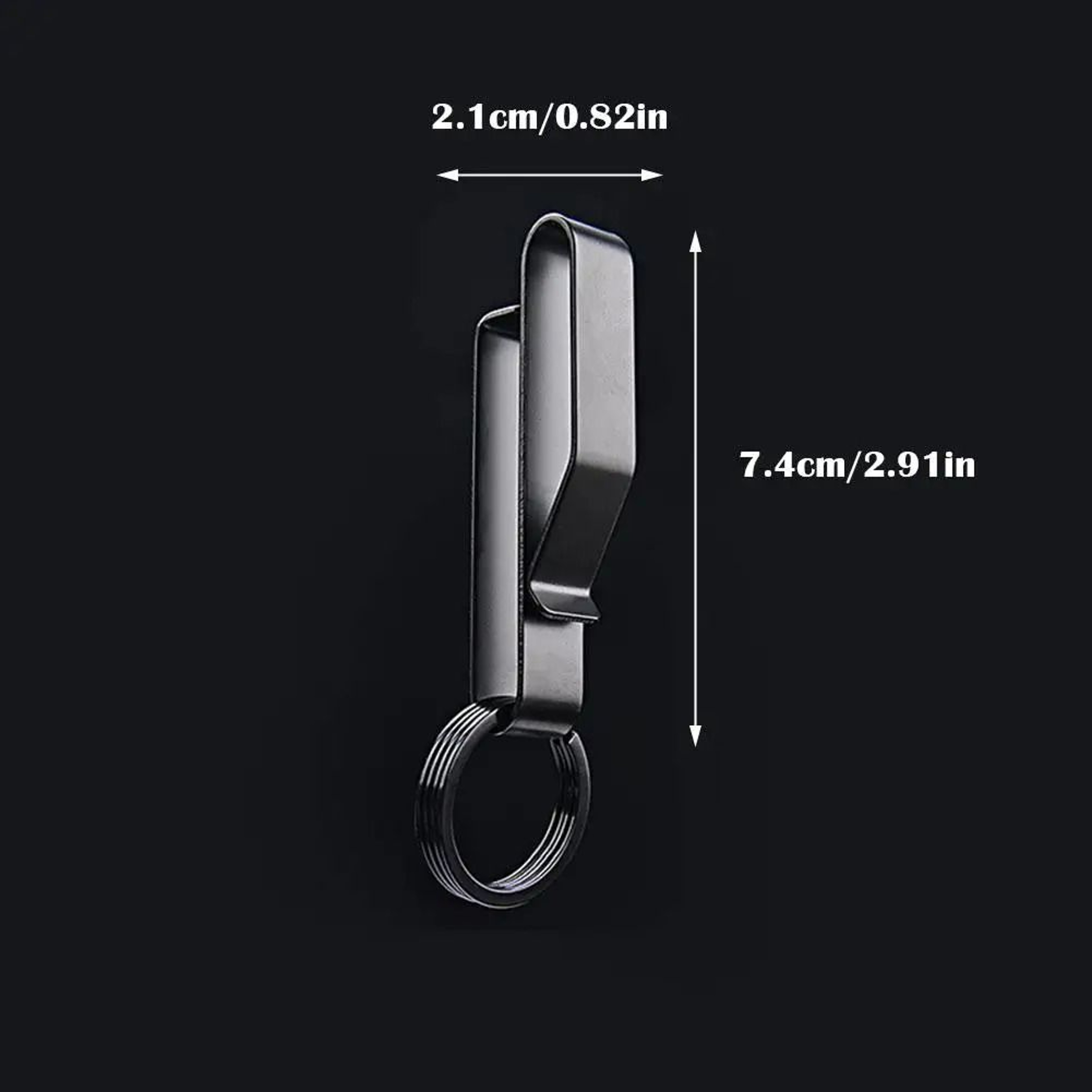 GearLatch Stainless Belt Key Clip 6