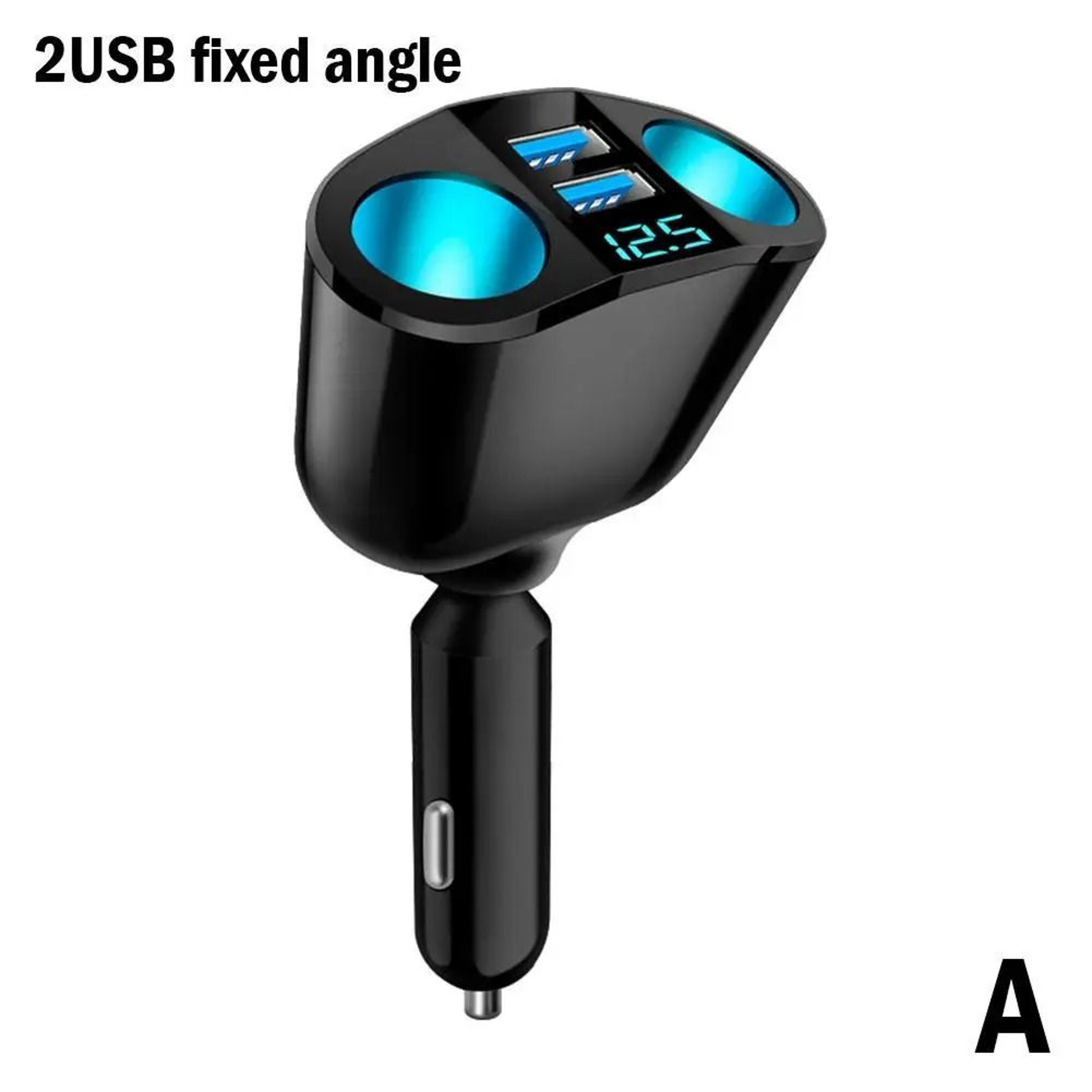 VoltPort Dual Socket Car Charger 8