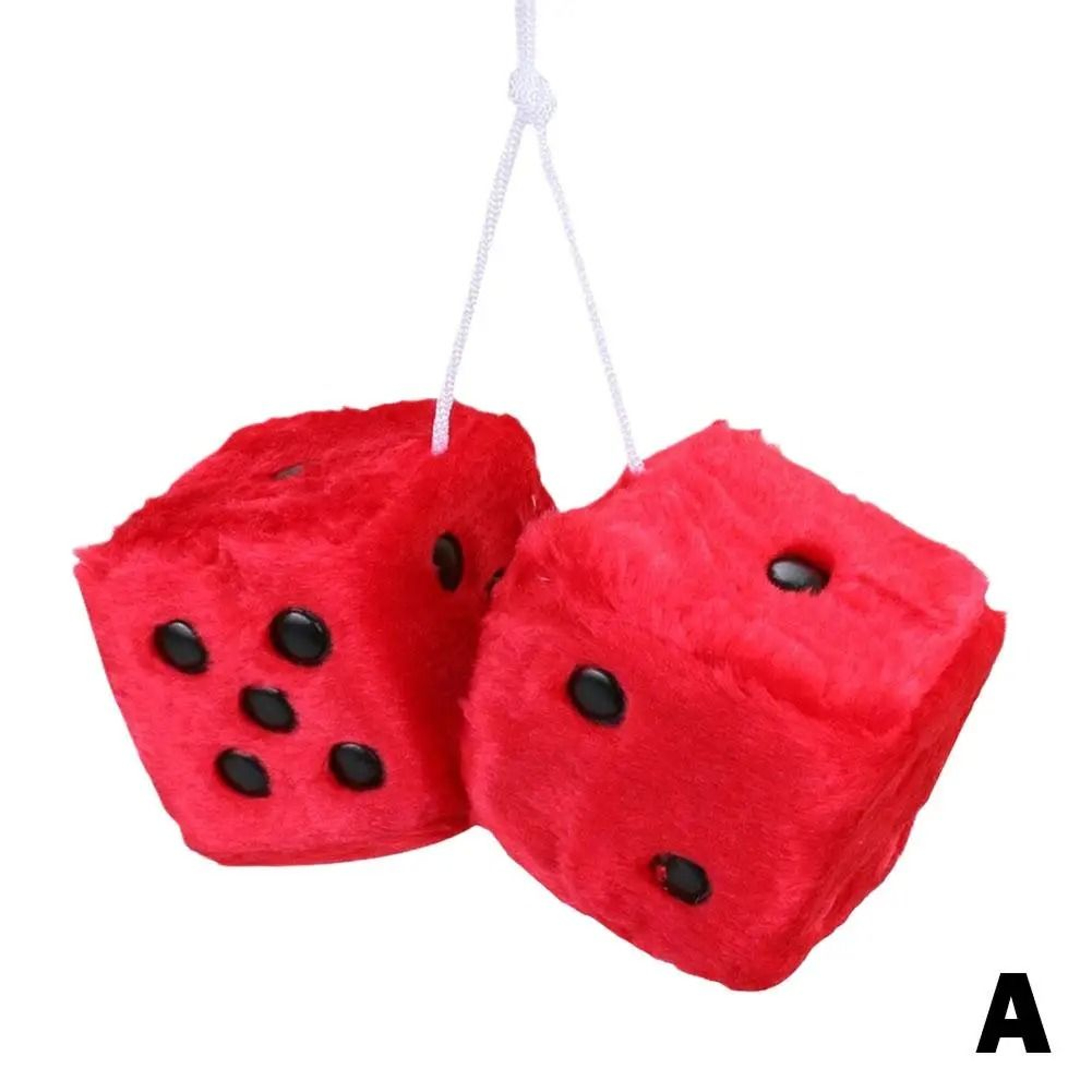 FuzzyRoll Plush Dice Pendant 8