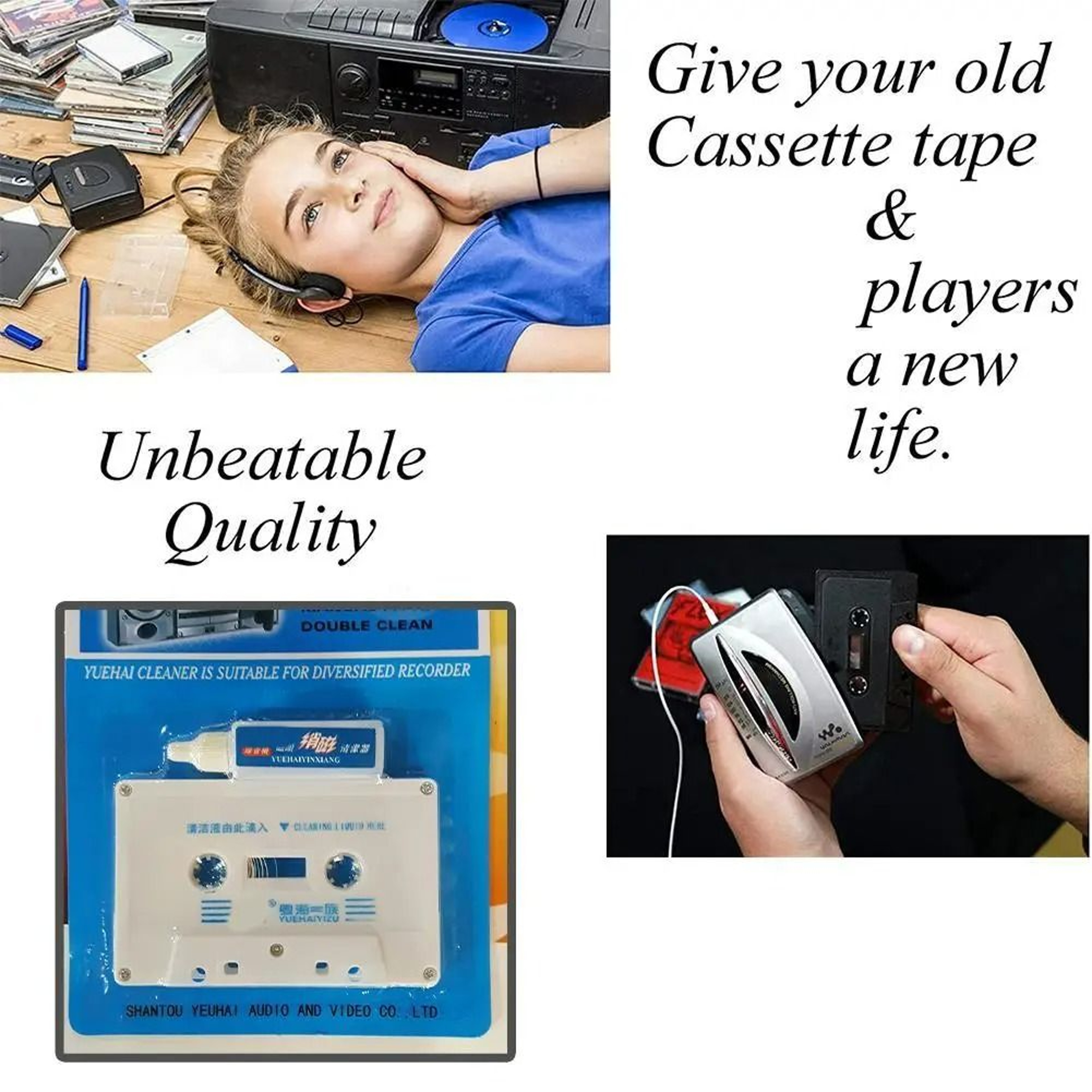 TapeRevive Cassette Head Cleaning Kit 0