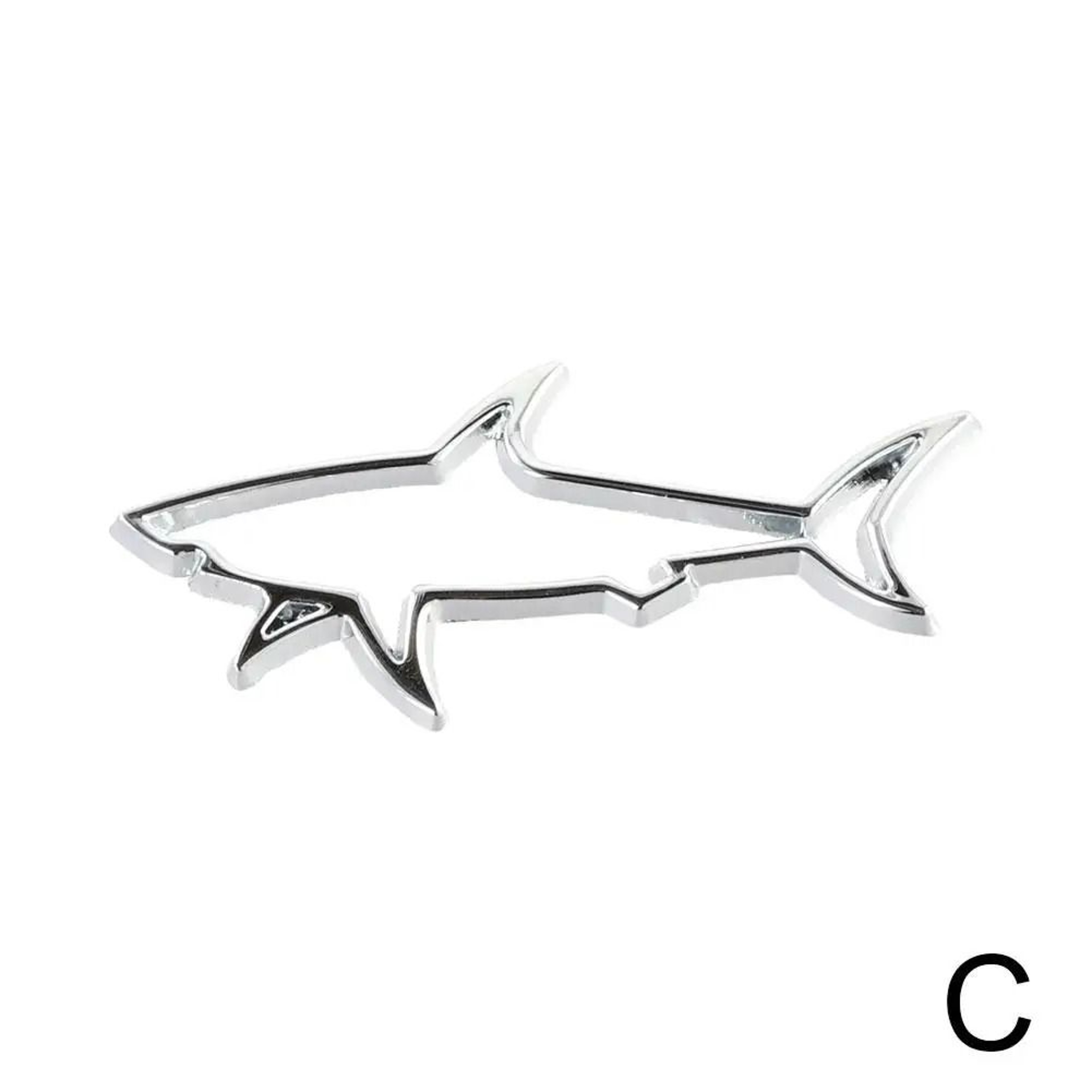 Hollow Shark Metal Emblem 8