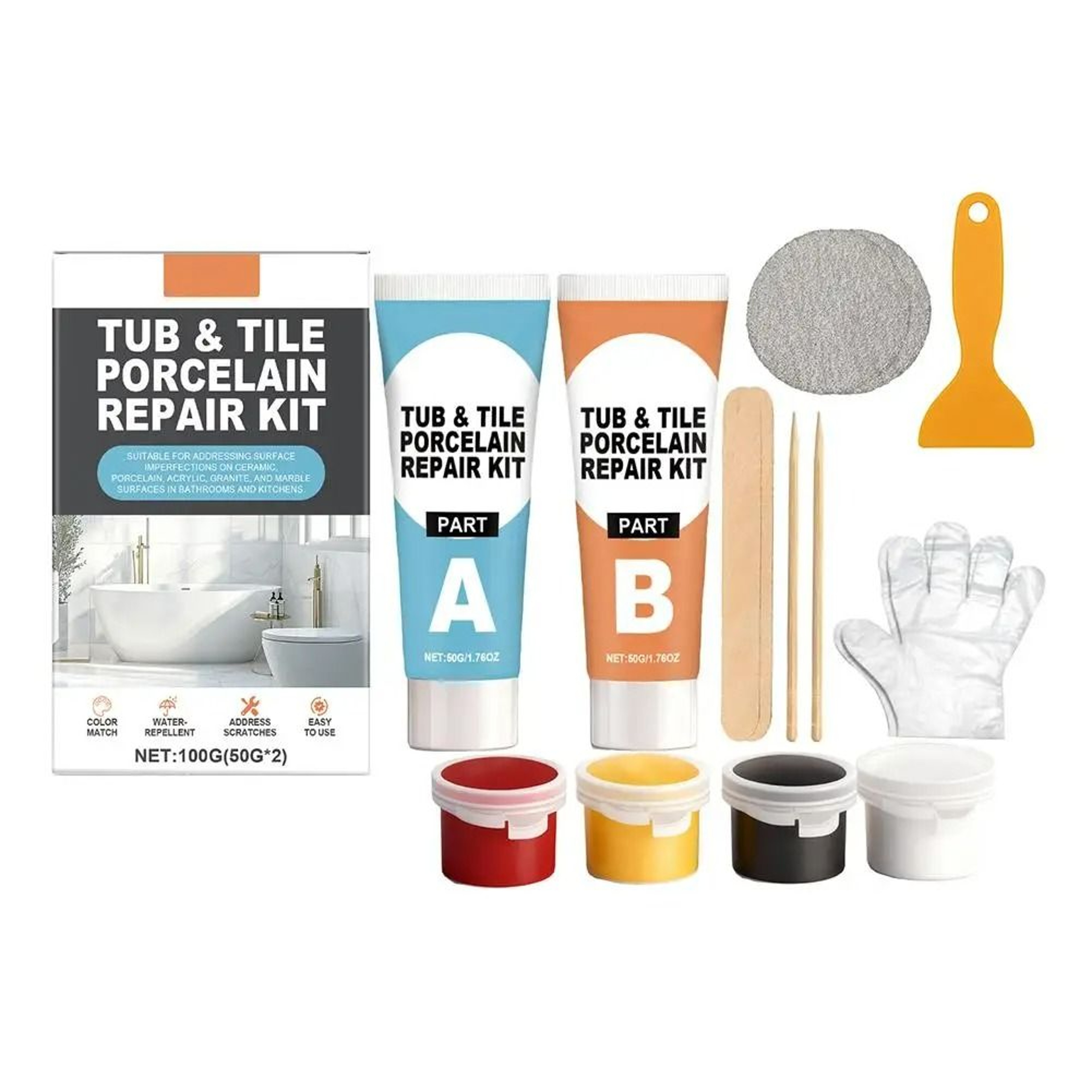 SurfaceMend Tub Repair Kit 6