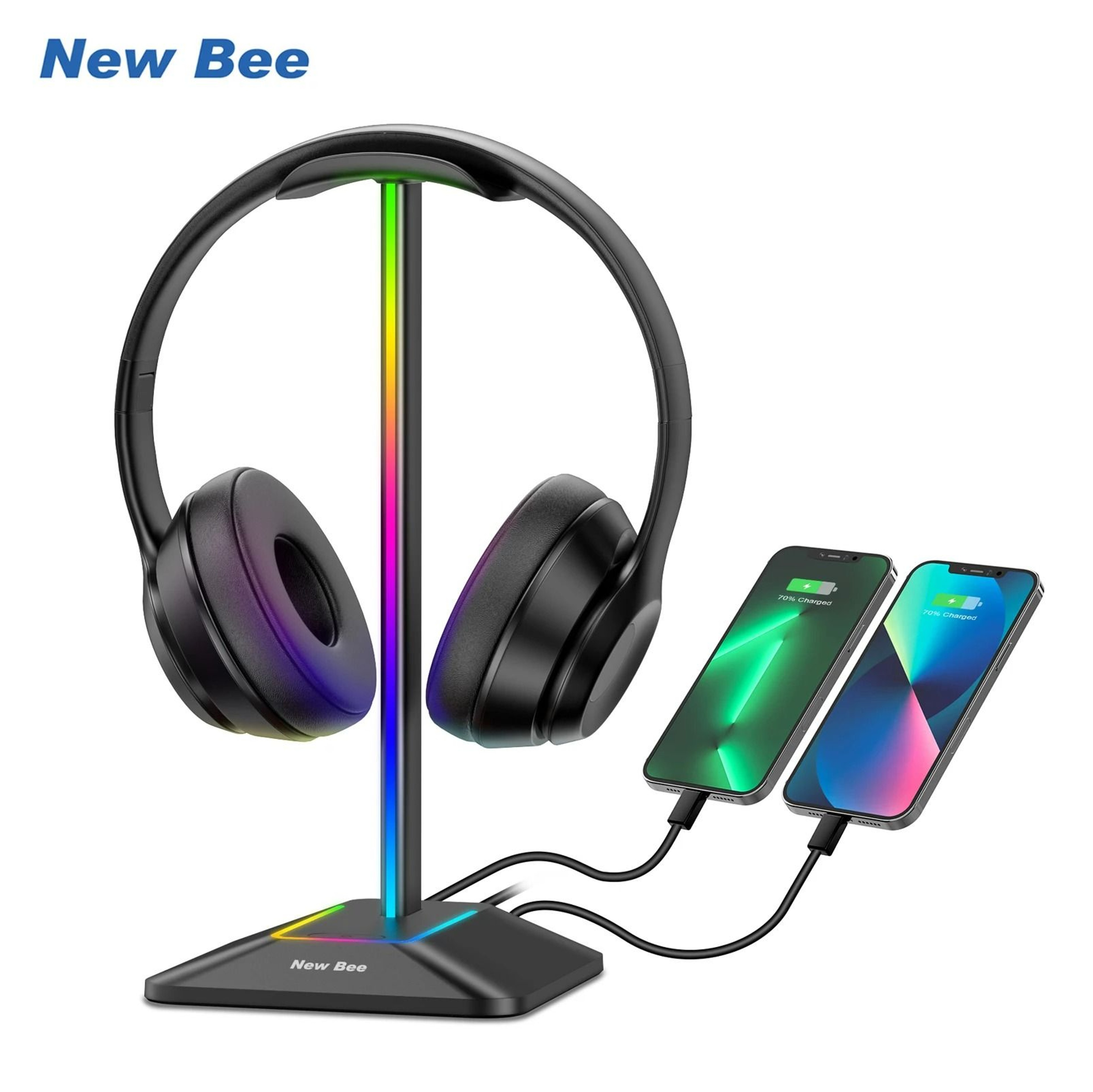 GlowDock RGB Headset Stand 1