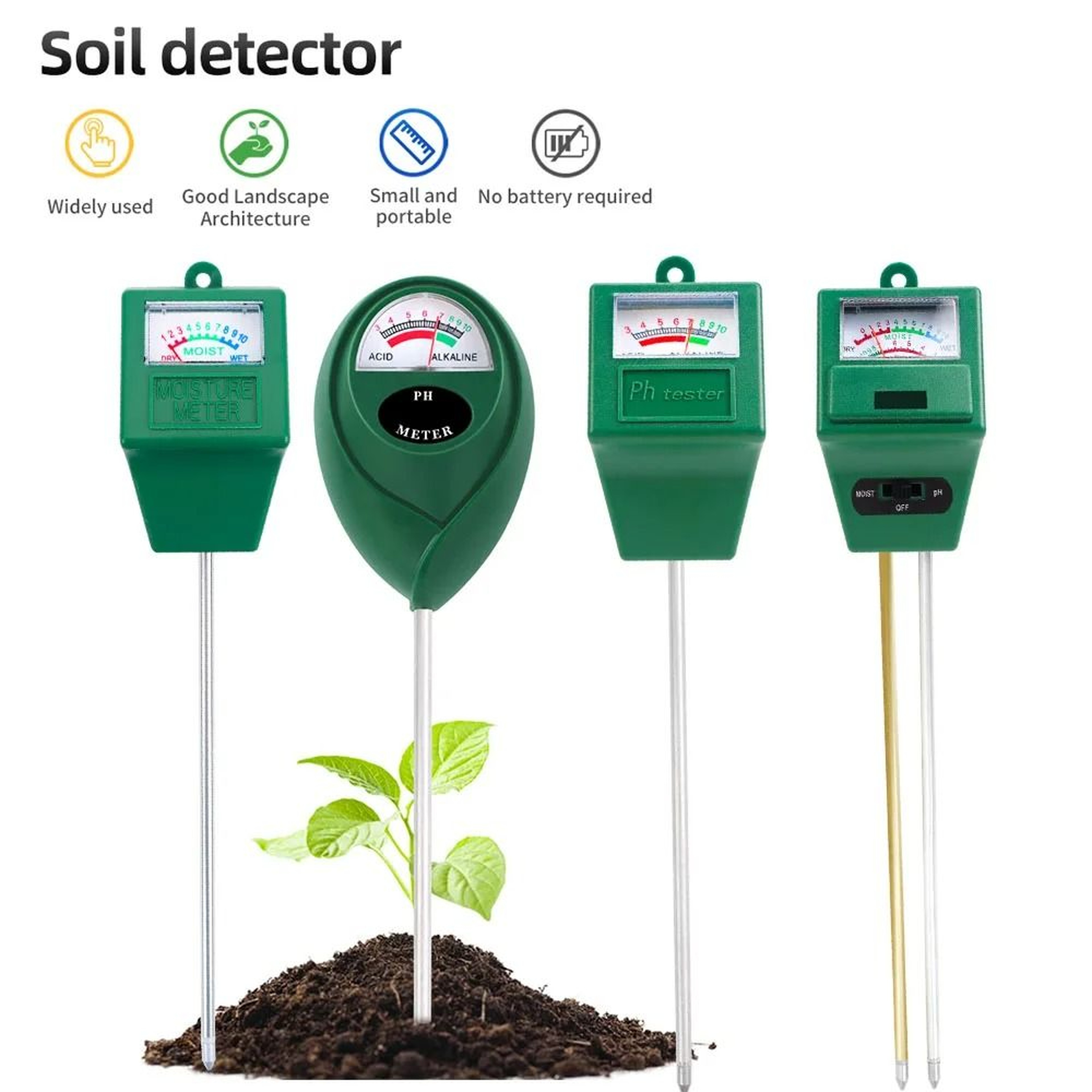 PlantCare Soil PH Moisture Tester 1