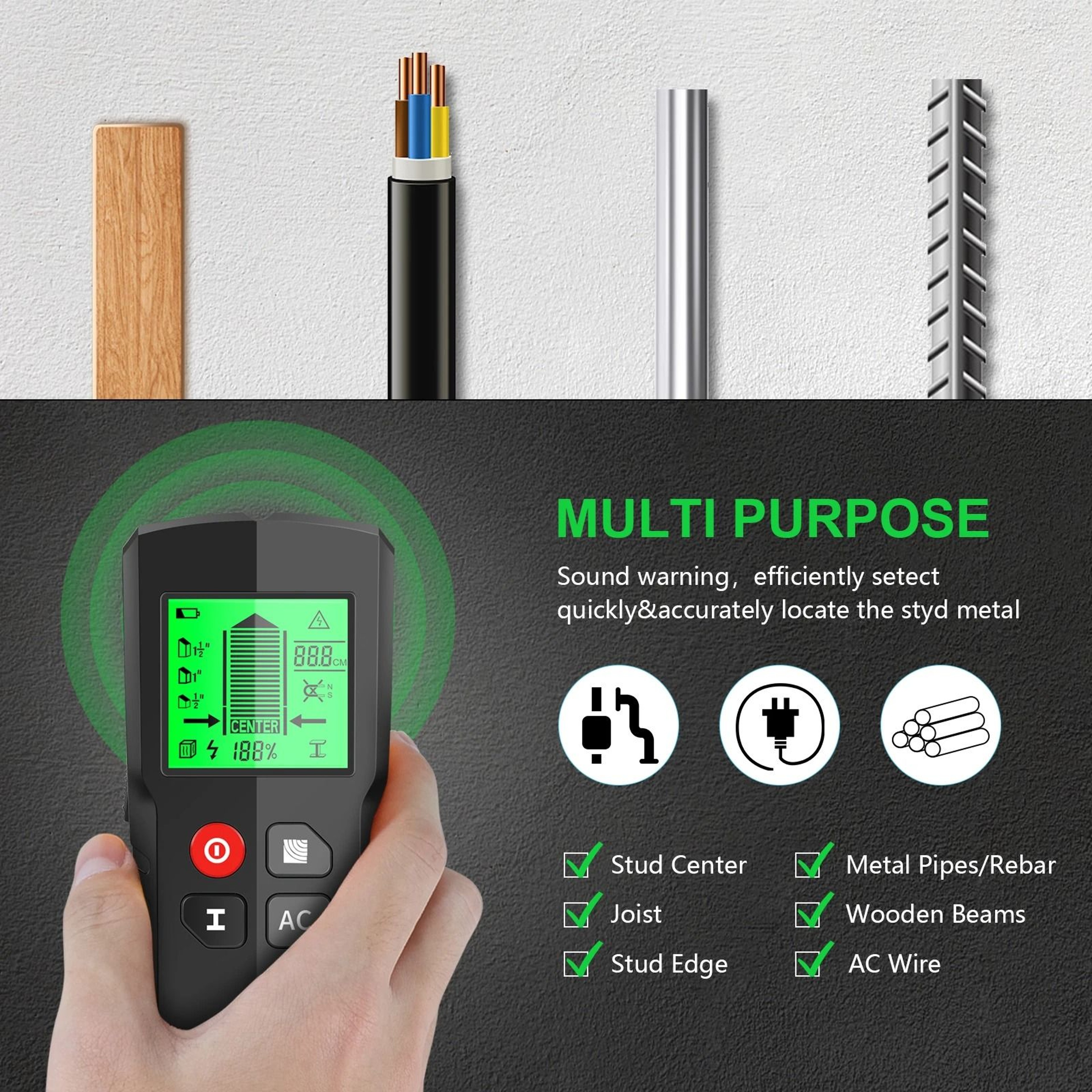 WallSense 5in1 Stud Scanner 2