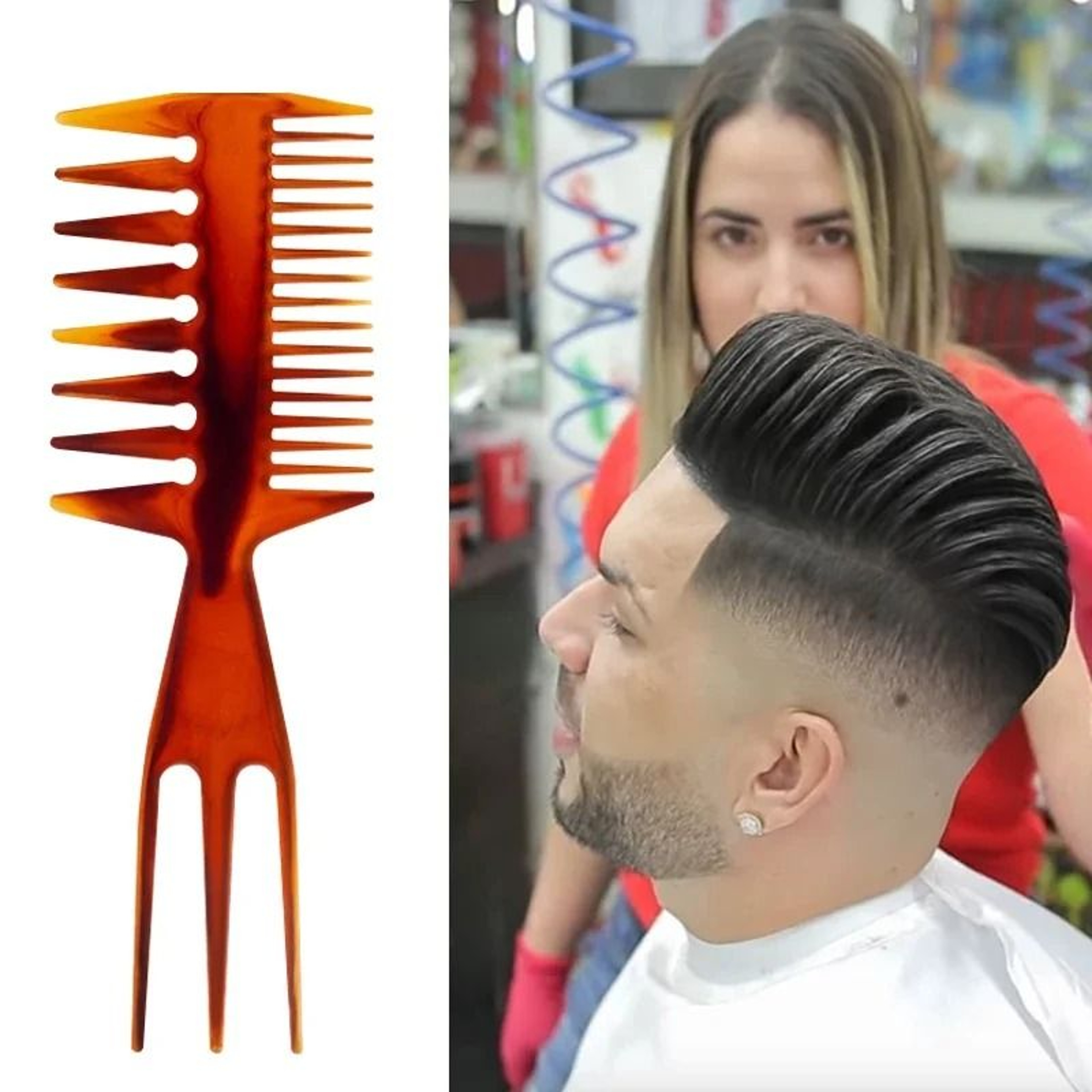 StyleLift Wide Tooth Barber Comb 8