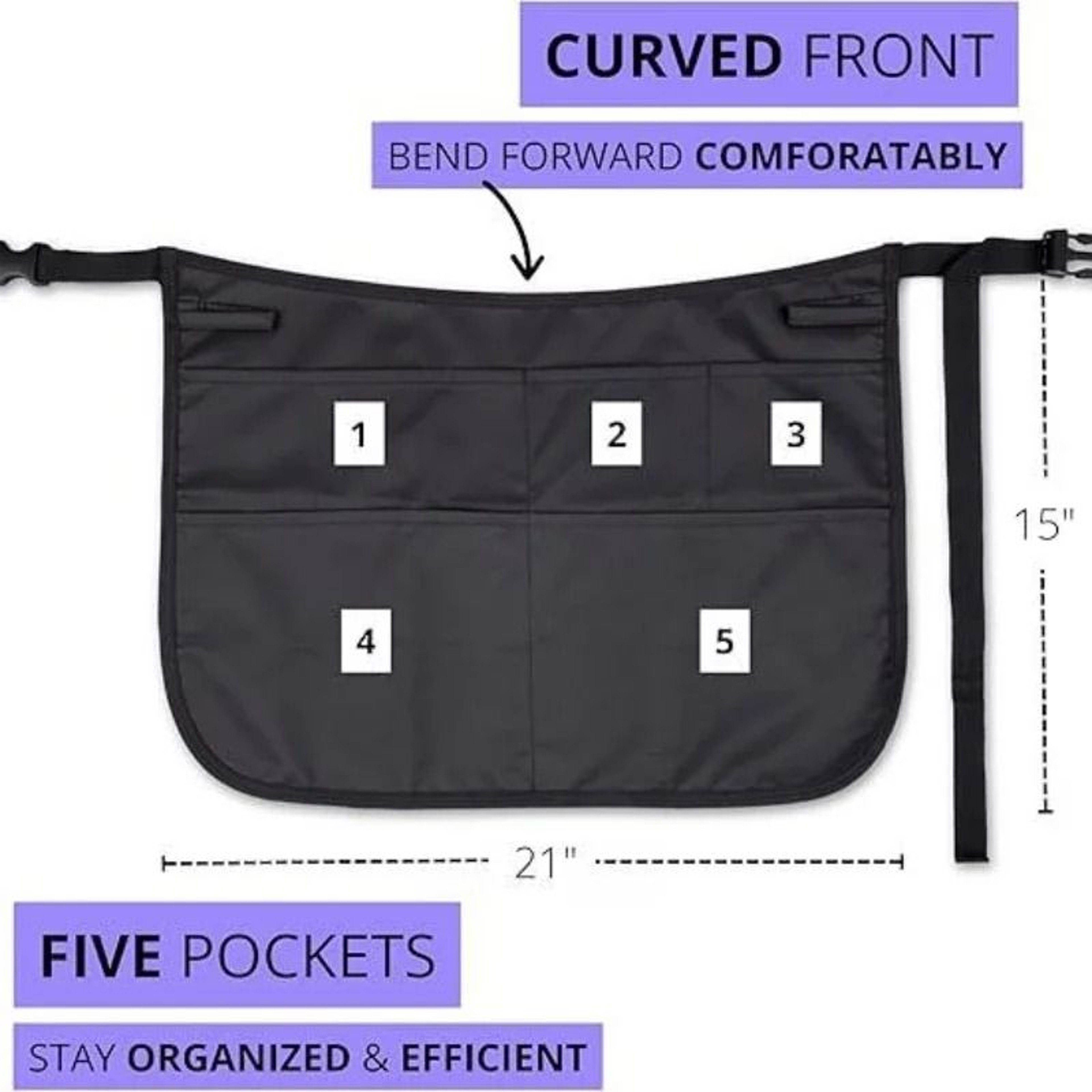 StyleGuard Pocket Salon Apron 5
