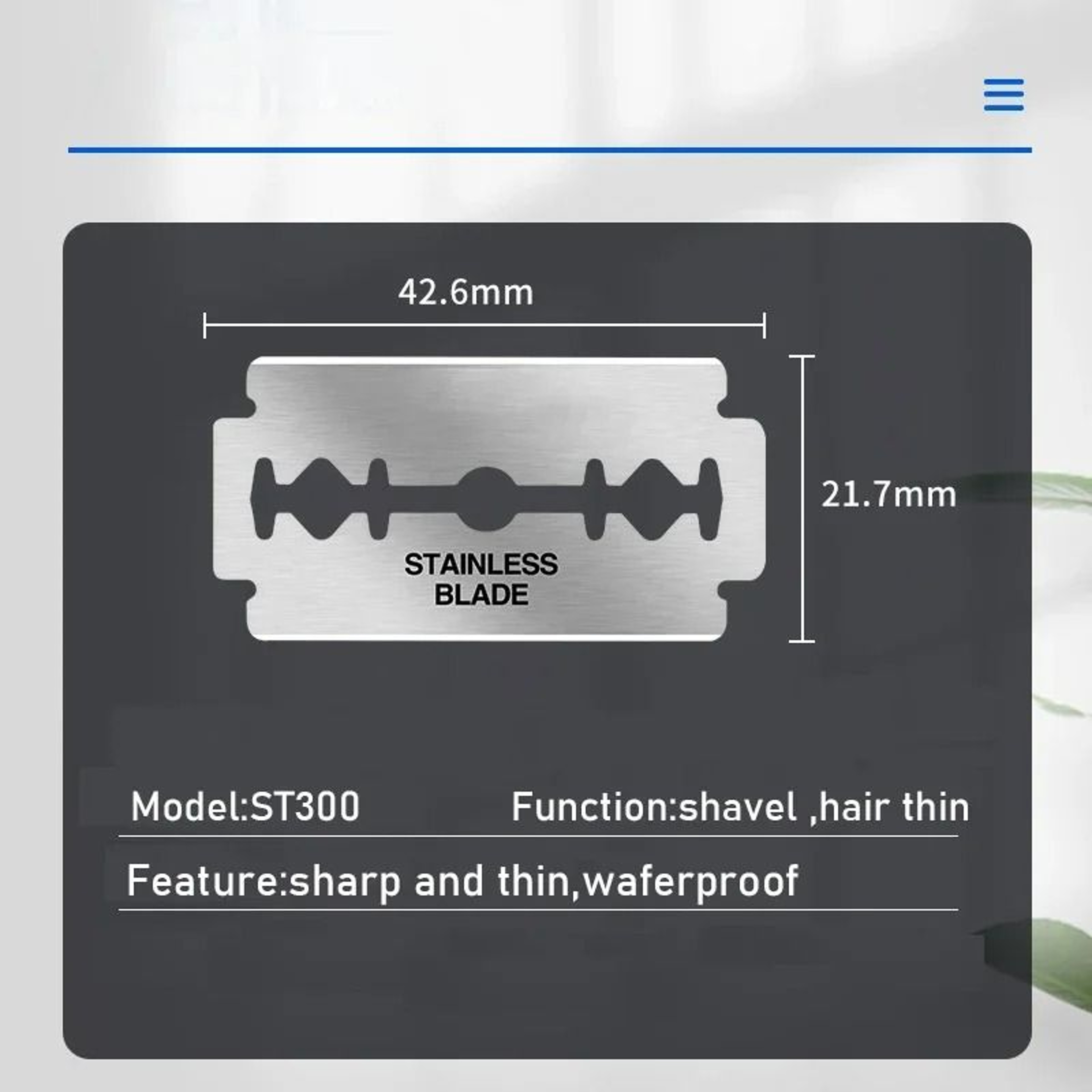 PrecisionEdge Hair Razor Blades 5