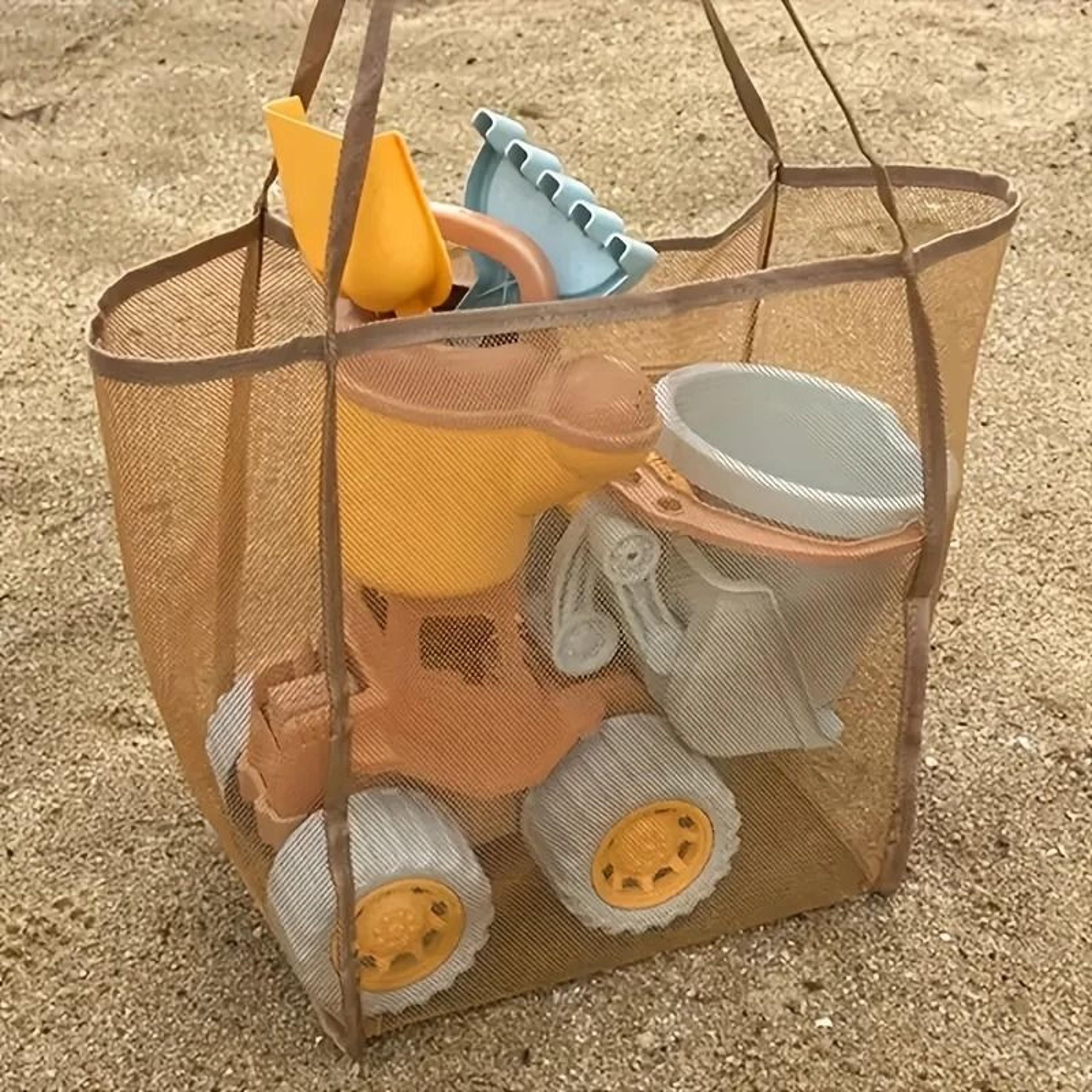 BreezeCarry Mesh Beach Tote 2