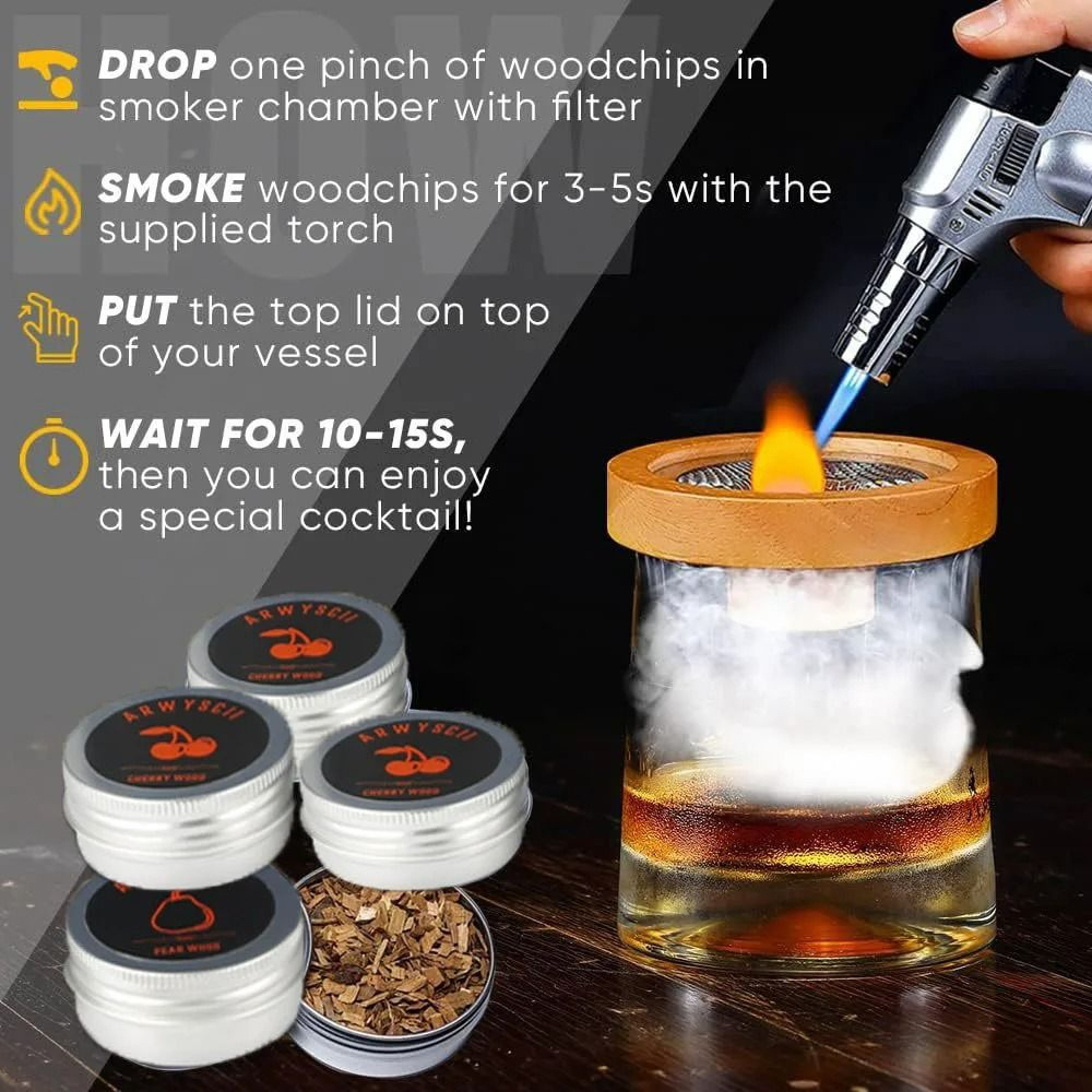 SmokeCraft Cocktail Smoker Kit 1