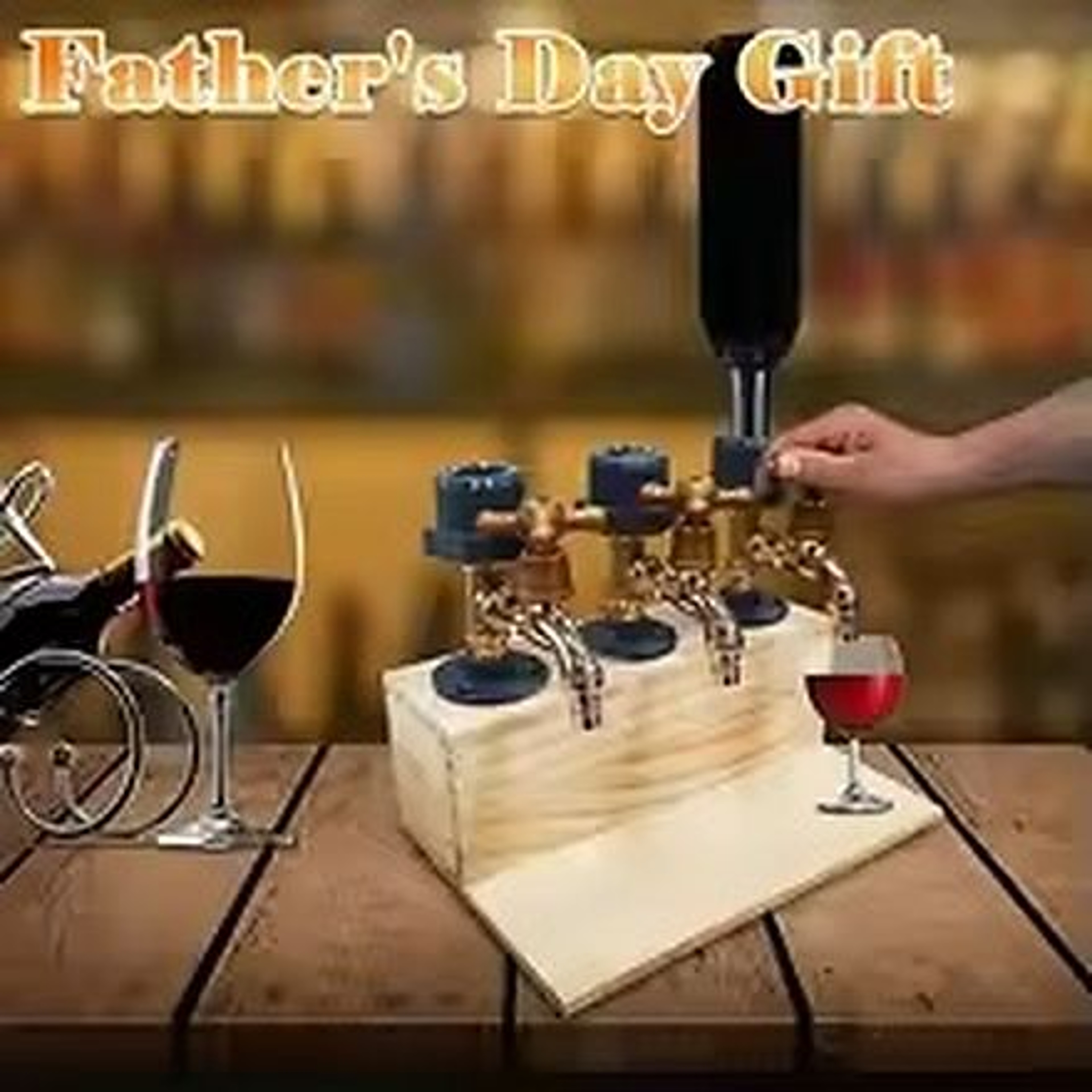 OakPour Rustic Liquor Dispenser 3