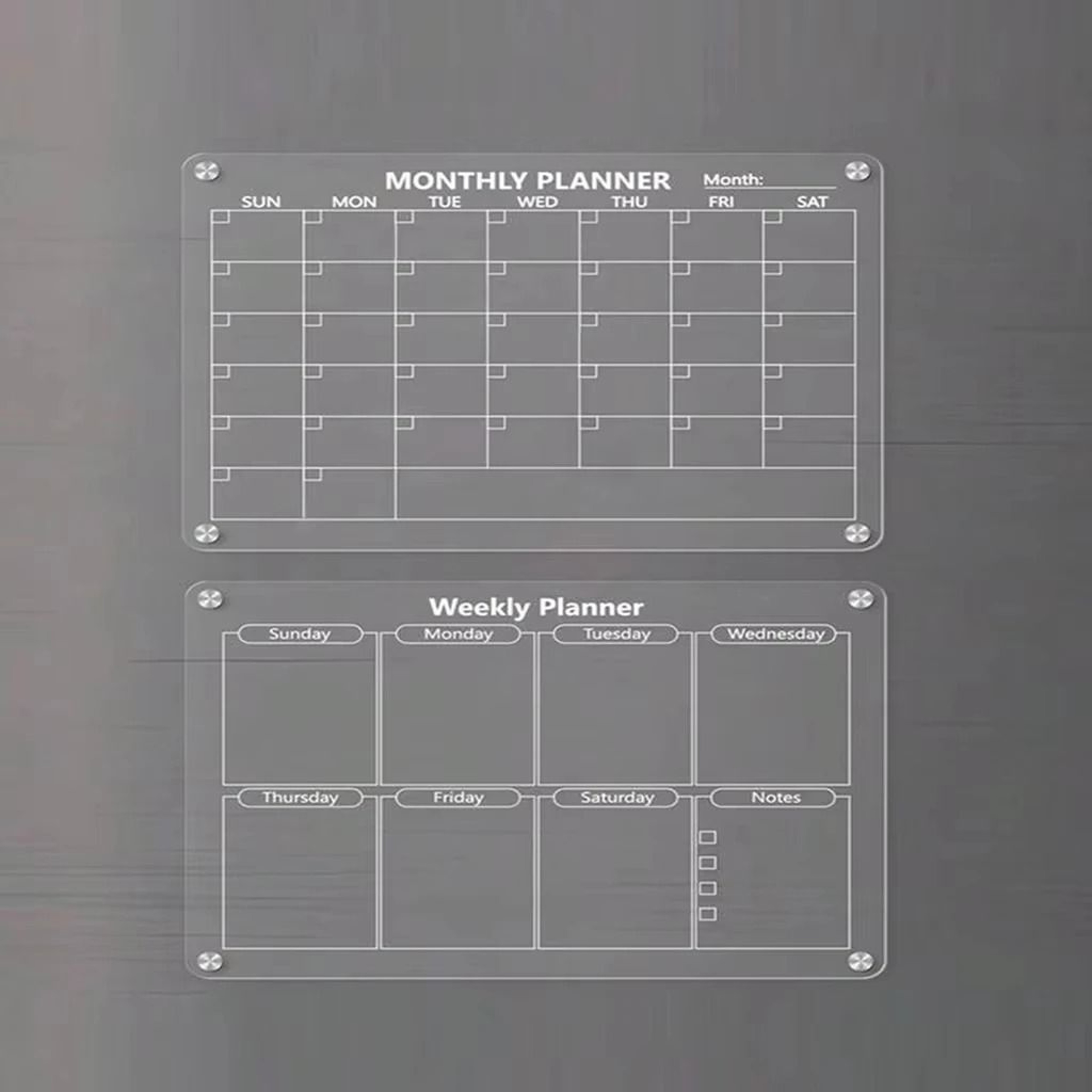 ClearPlan Magnetic Fridge Calendar 0